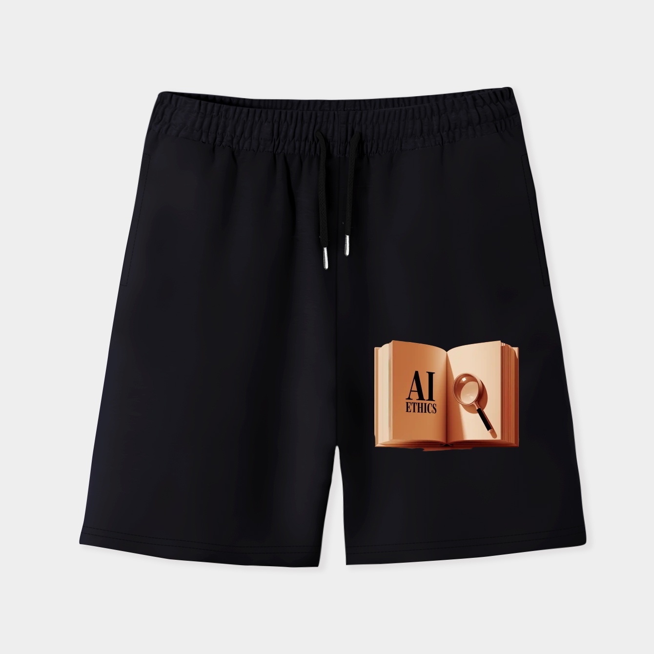 AI Ethics Under the Lens Men's Quick-Dry Athletic Shorts