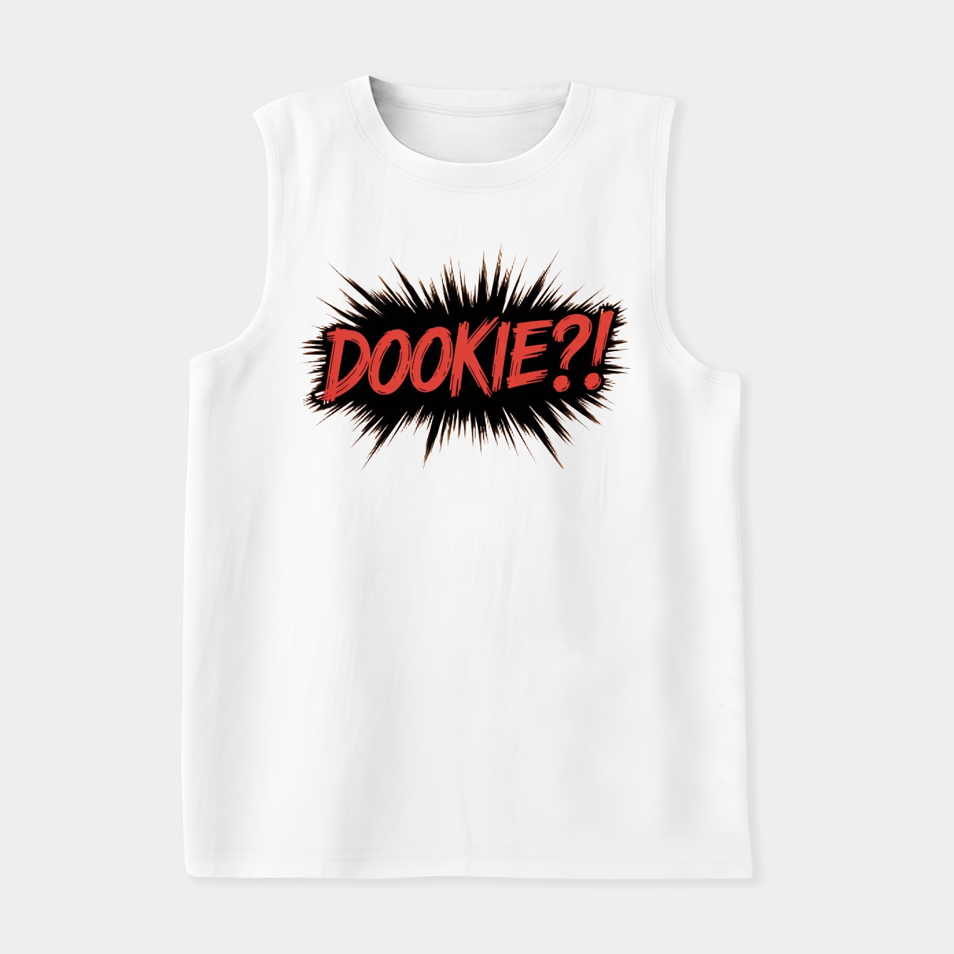 DOOKIE?! Bold Red Letters Women's Soft Tank Top