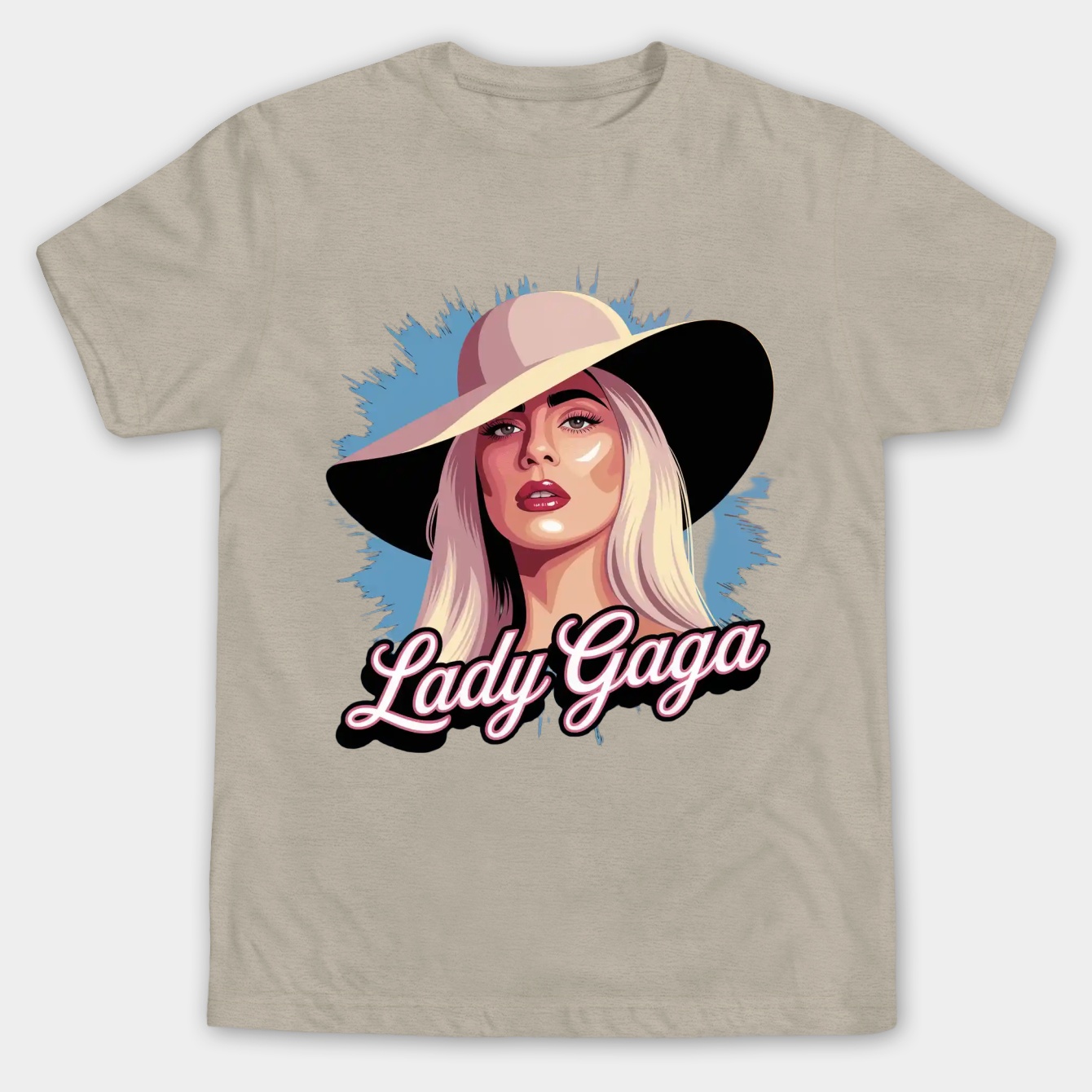 Chromatica Pop Portrait Men's Big & Tall T-shirt