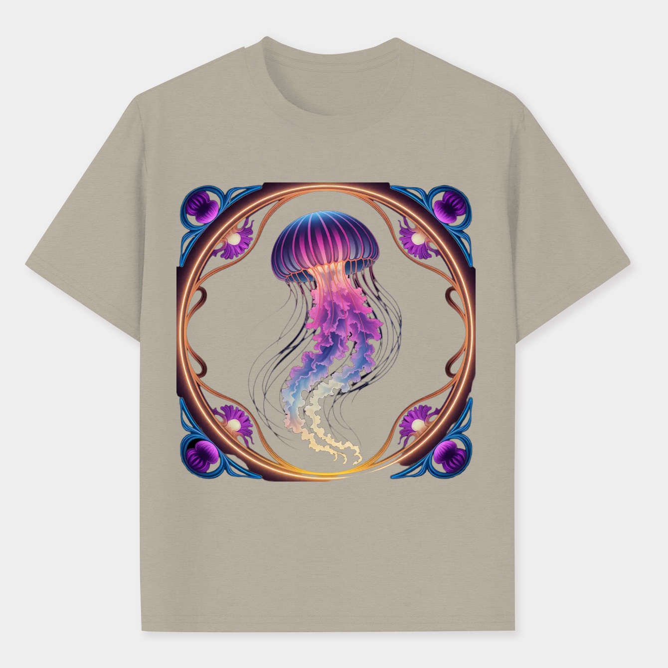 Jellyfish 4 Men's Performance Athletic T-Shirt