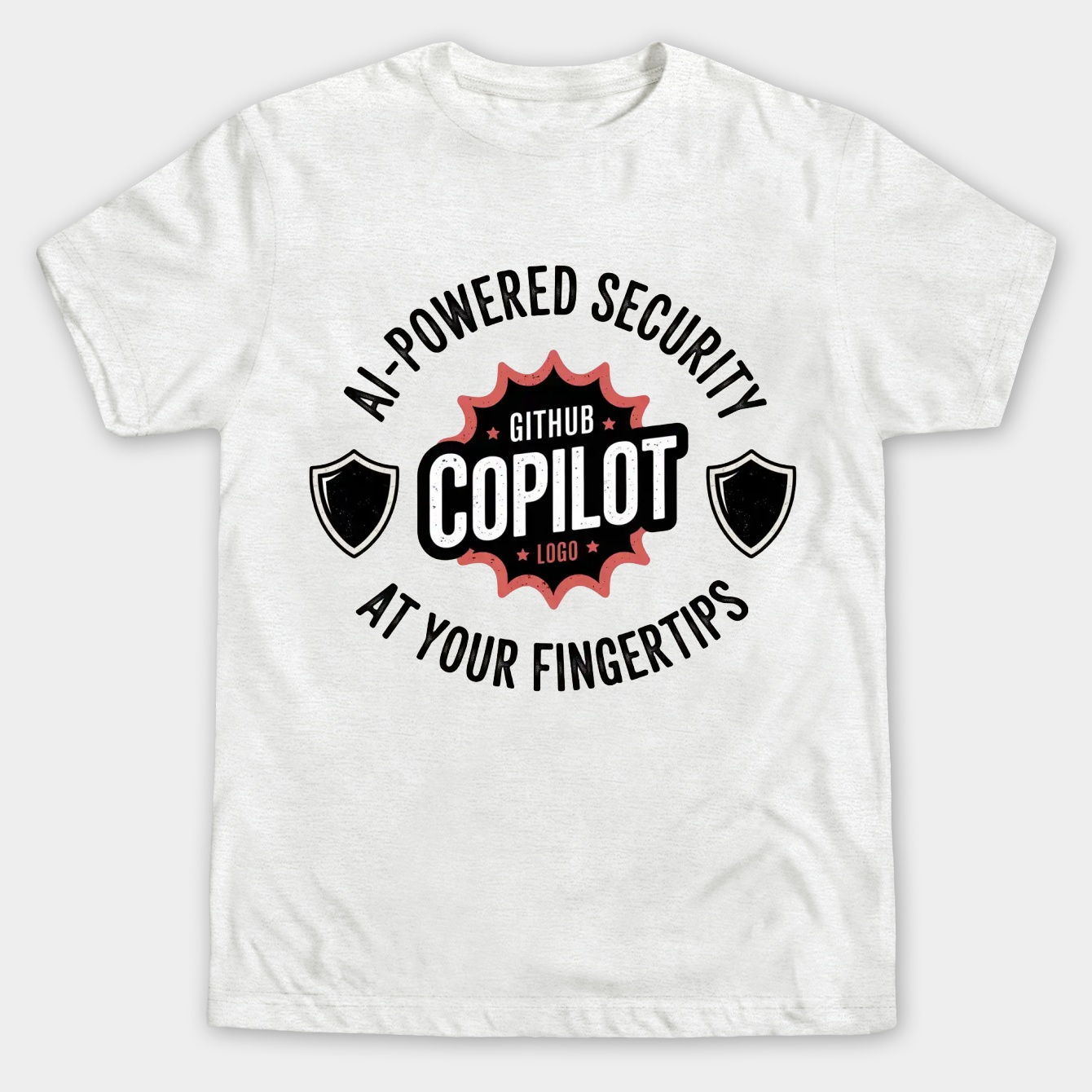 Retro AI Security at Hand Men's Big & Tall T-shirt