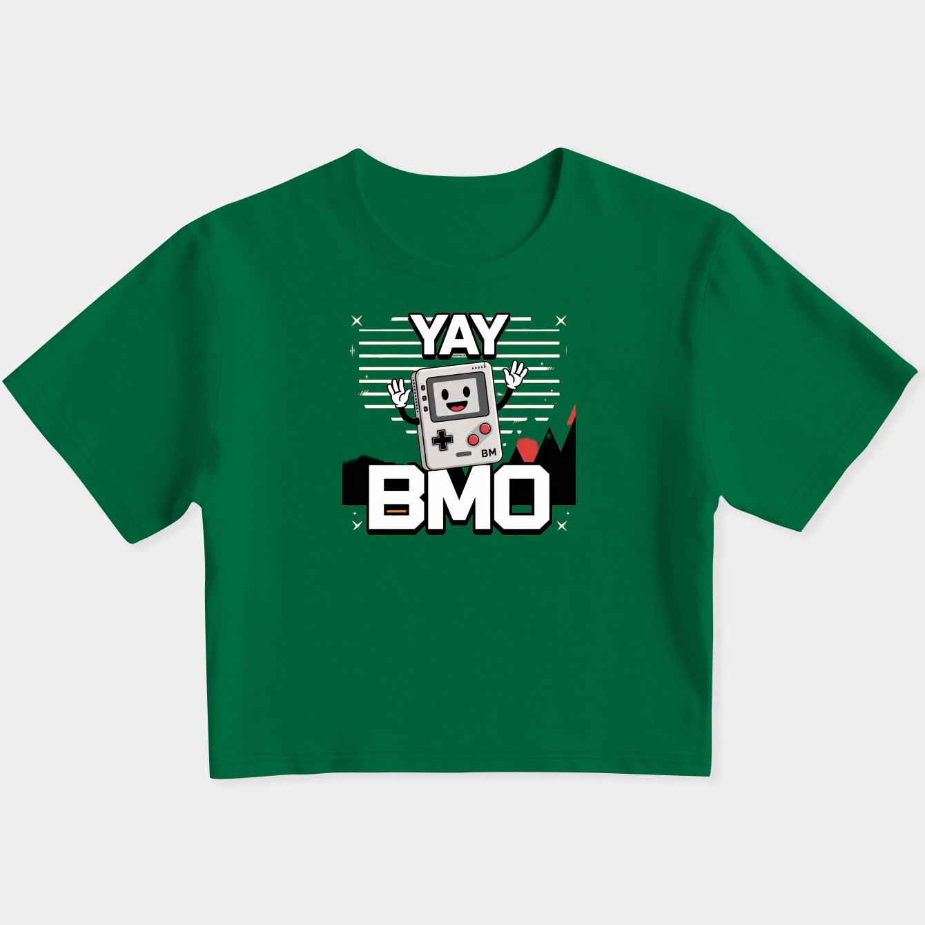 Adventure Time BMO Women's Slim Fit Baby Tee