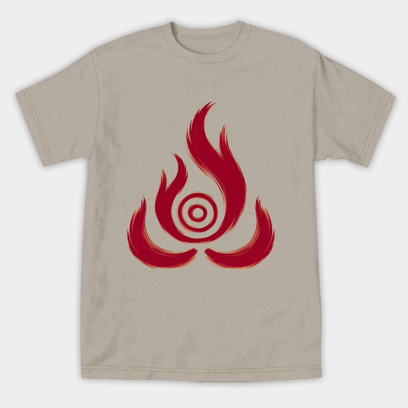 FIRE Elemental Spiral Flame Women's Athletic Performance T-Shirt