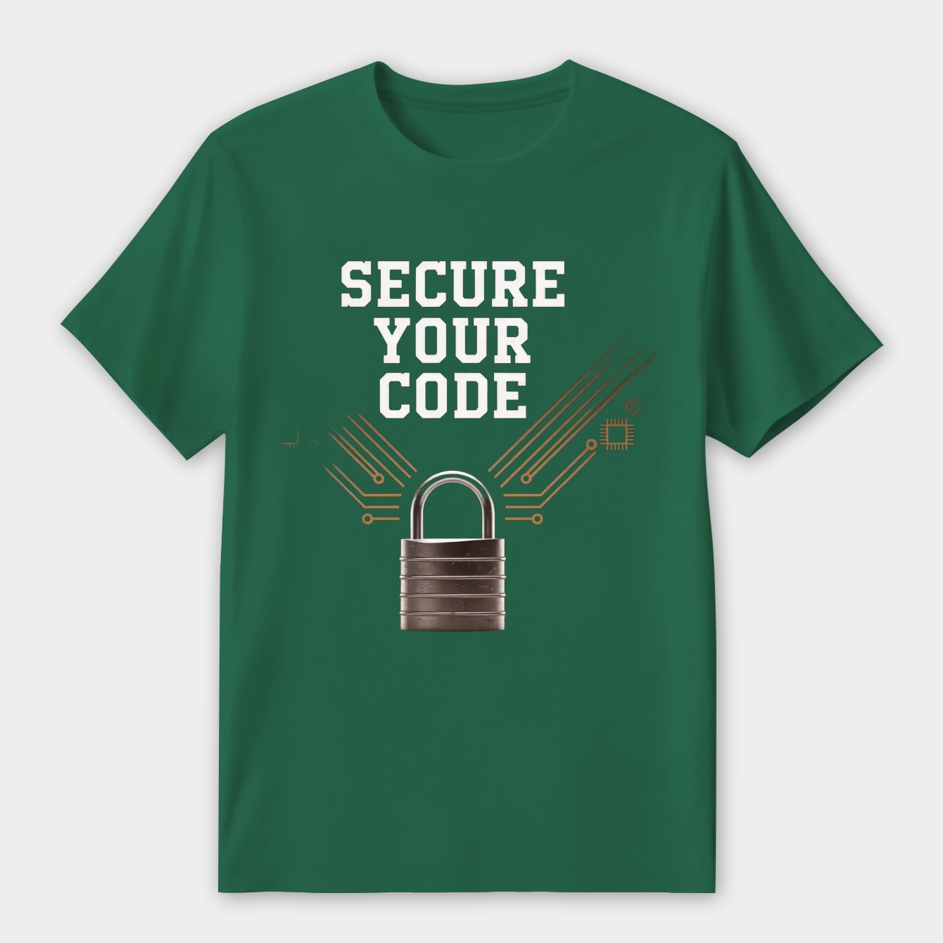 Secure Your Code Retro Padlock Women's Premium Soft T-Shirt