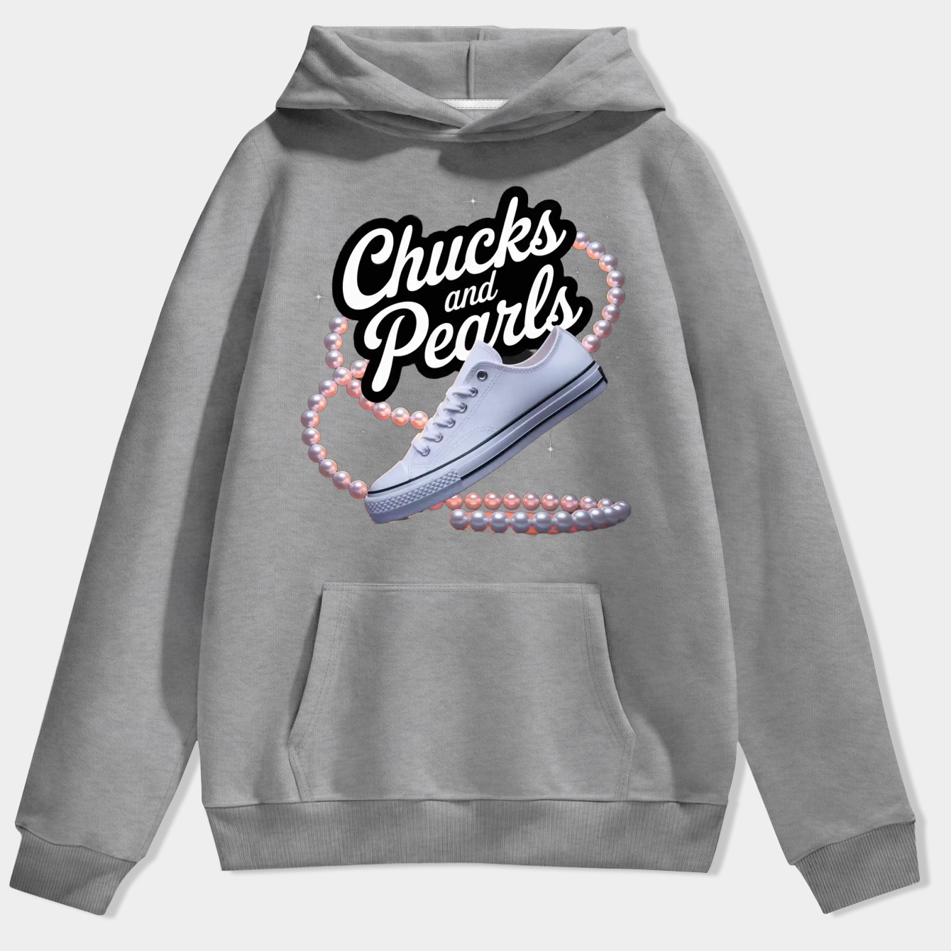 Chucks and Pearls Men's Hoodie