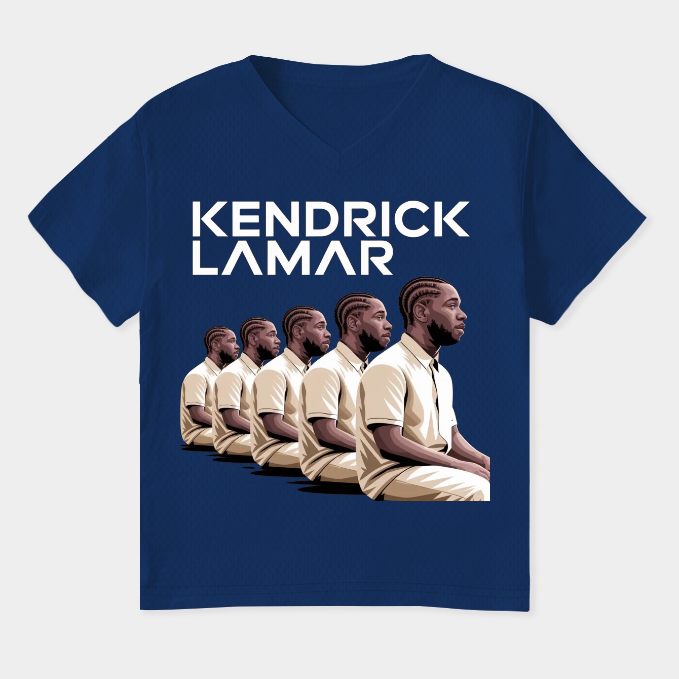 KENDRICK LAMAR // VECTOR ART Women's Plus Size V-Neck T-Shirt