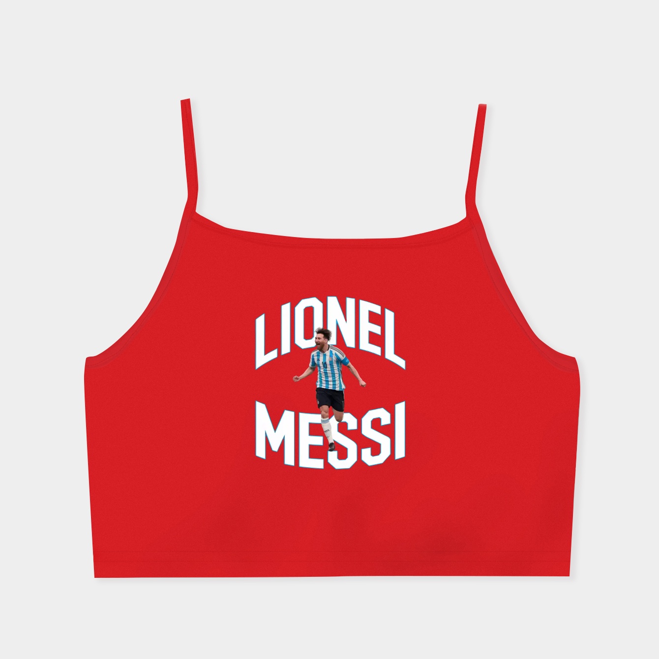 Lionel Messi Women's  Spaghetti Strap Tank Top