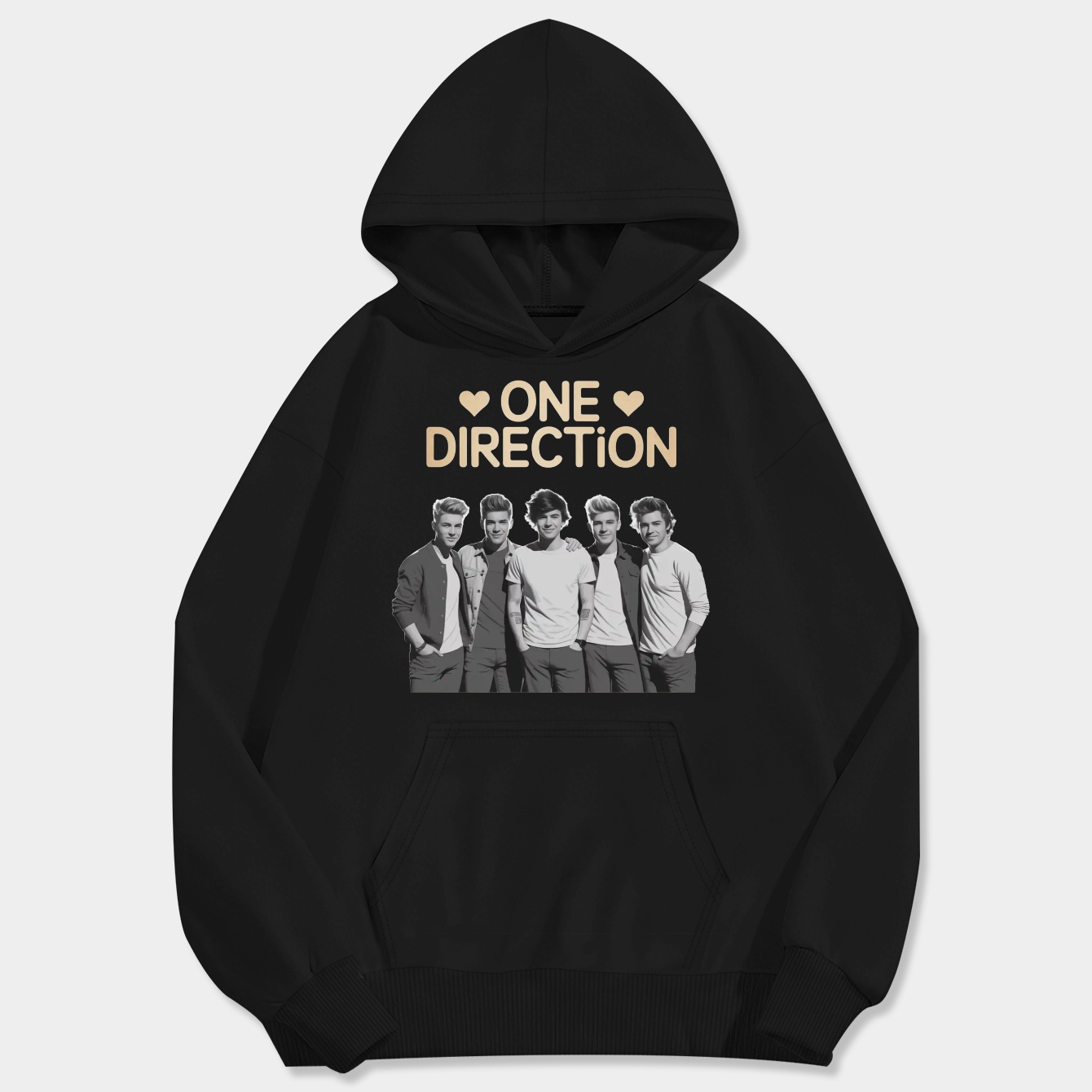 One Direction Together Men's Big & Tall Hoodie
