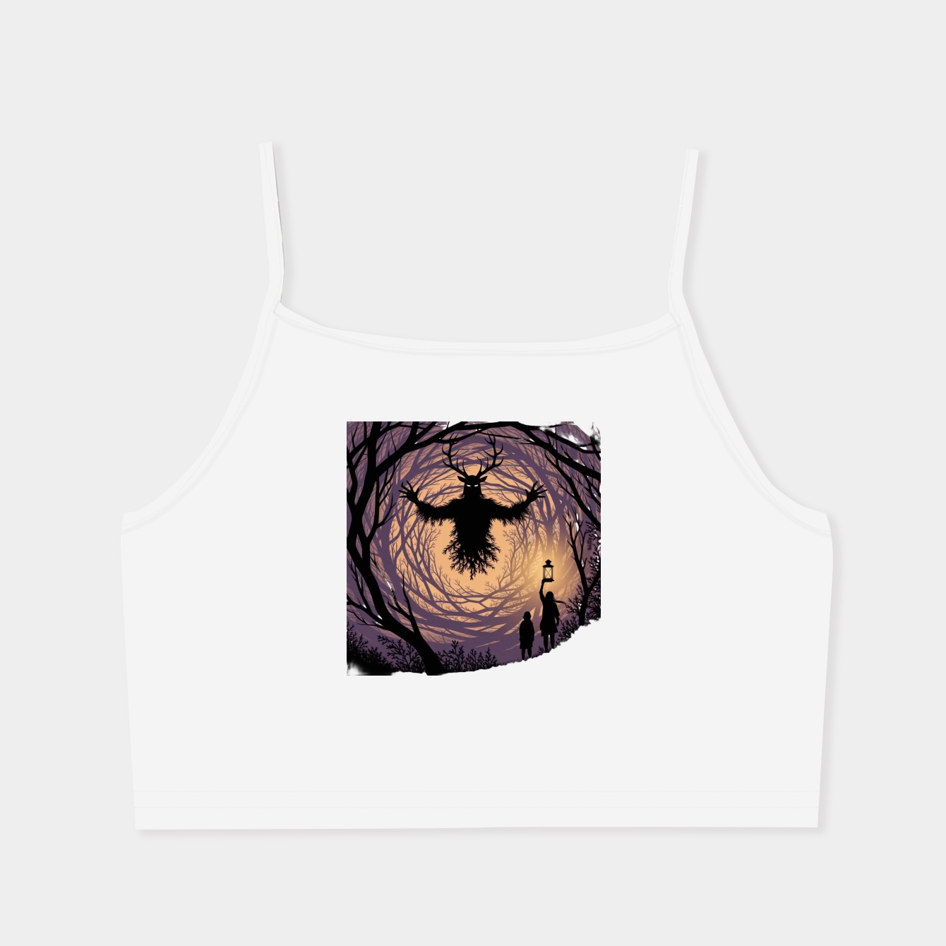 OTGW If You Go into the Woods at Night Women's  Spaghetti Strap Tank Top
