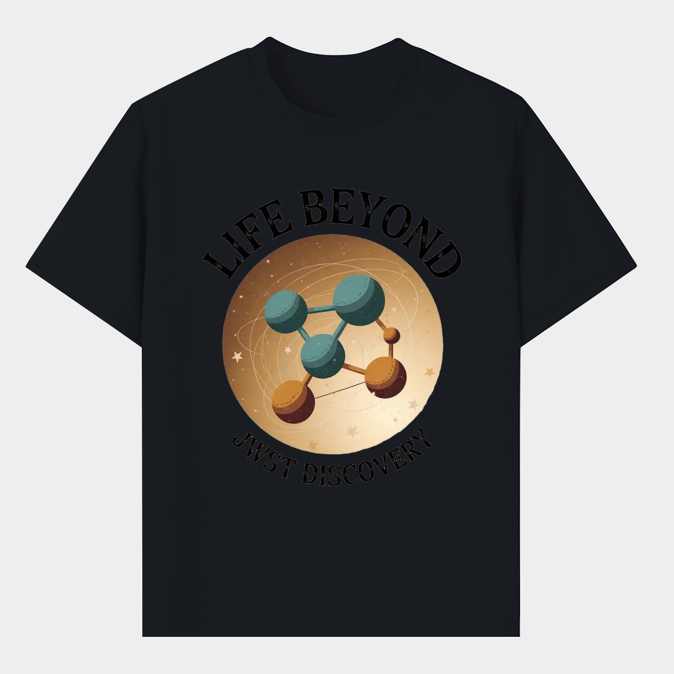 Life Beyond: Retro Science Molecules Men's T-Shirt