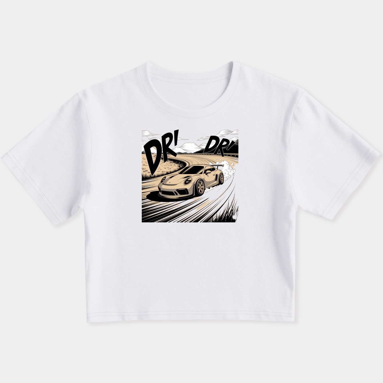 Initial D like Trackmania car Women's Slim Fit Baby Tee