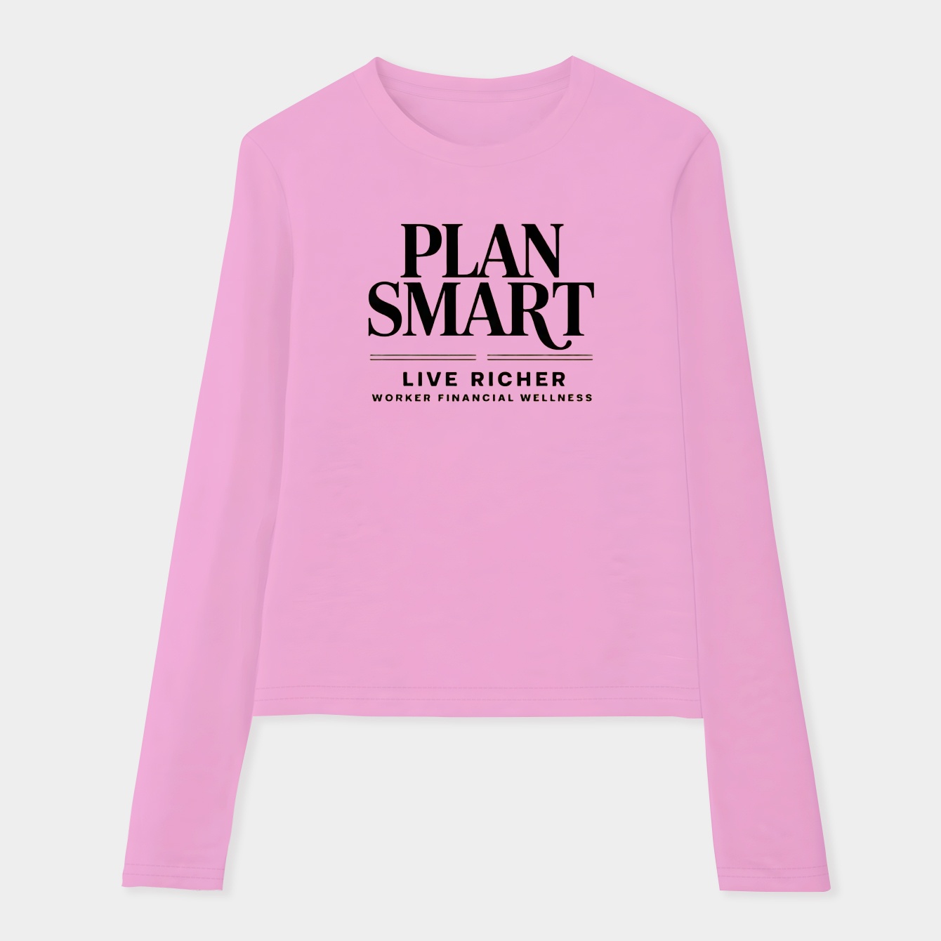 Plan Smart, Live Richer Women's Soft Long Sleeve T-Shirt