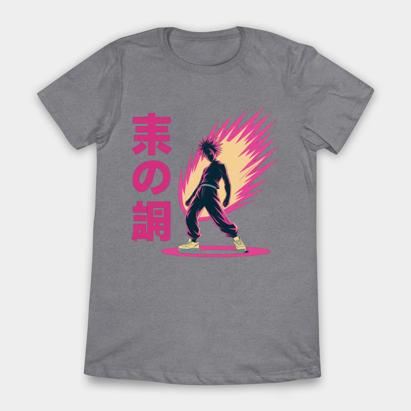 okarun neon energy character Women's T-Shirt