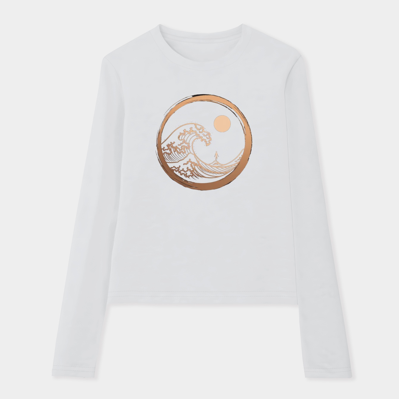 Moonlit Tide Women's Soft Long Sleeve T-Shirt