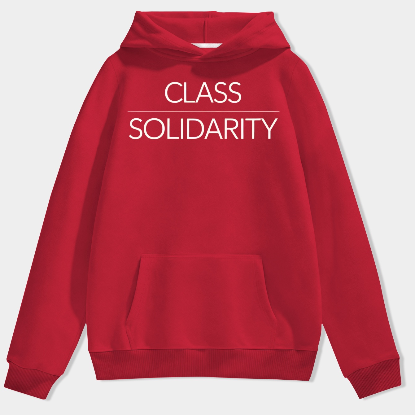 Class Solidarity Black Men's Hoodie