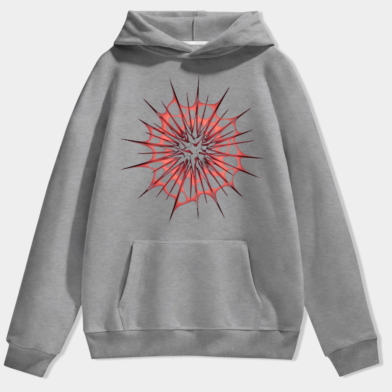 Web spider abstract design Men's Hoodie