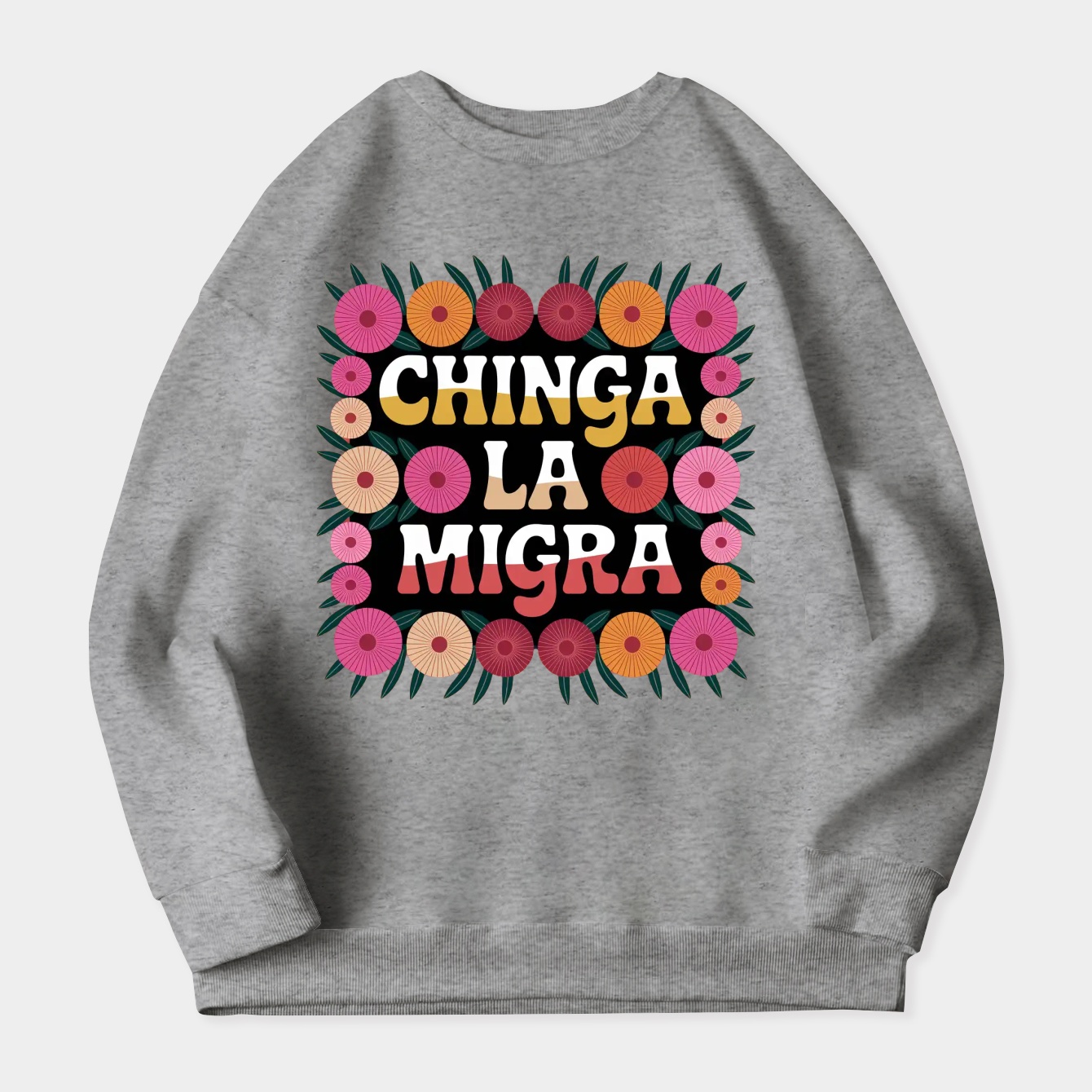 chinga la migra Women's Plus Size Sweatshirt