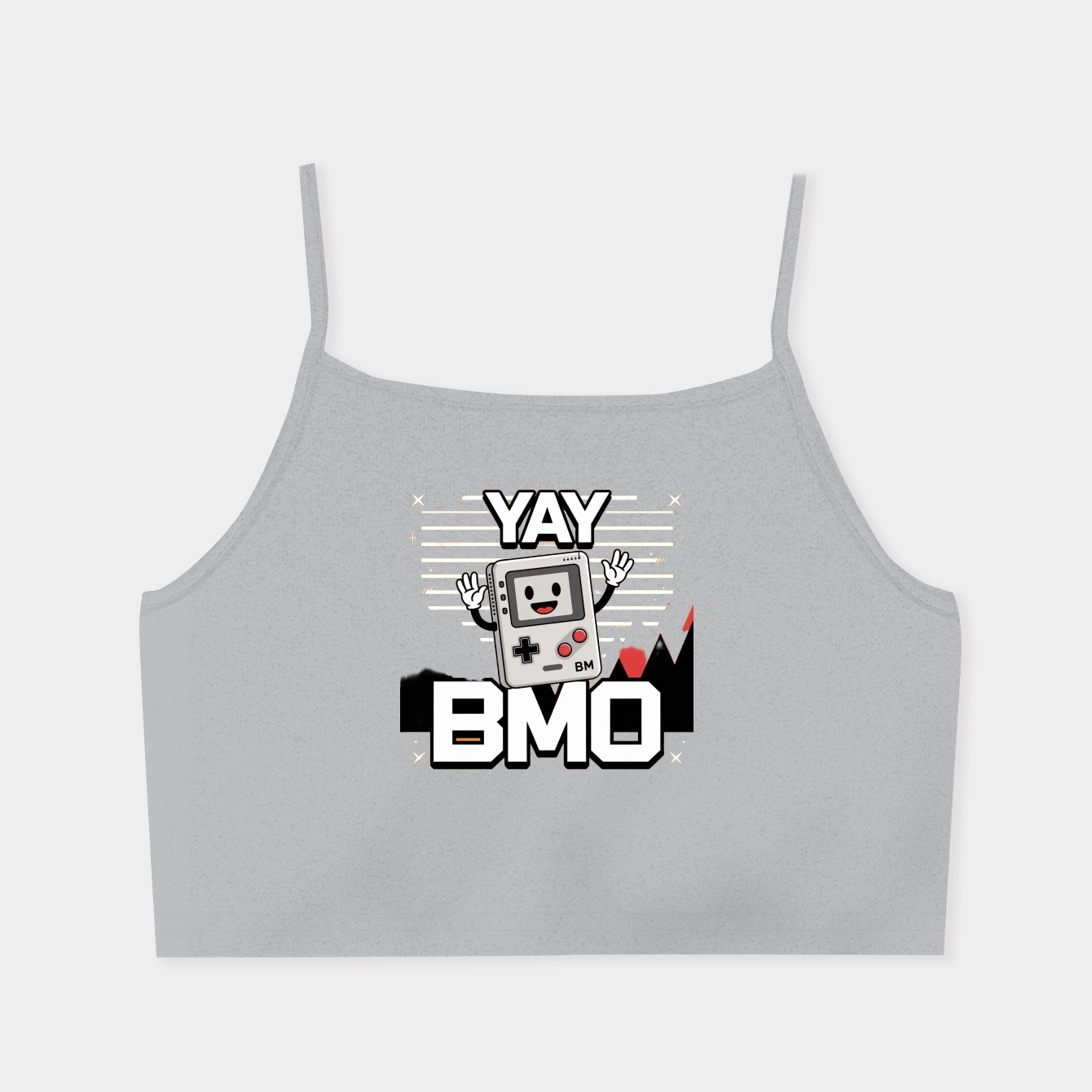 Adventure Time BMO Women's  Spaghetti Strap Tank Top