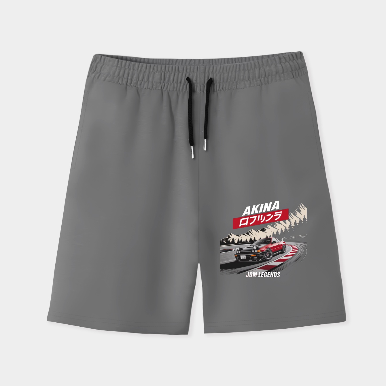 AE86 Akina Attack Men's Quick-Dry Athletic Shorts