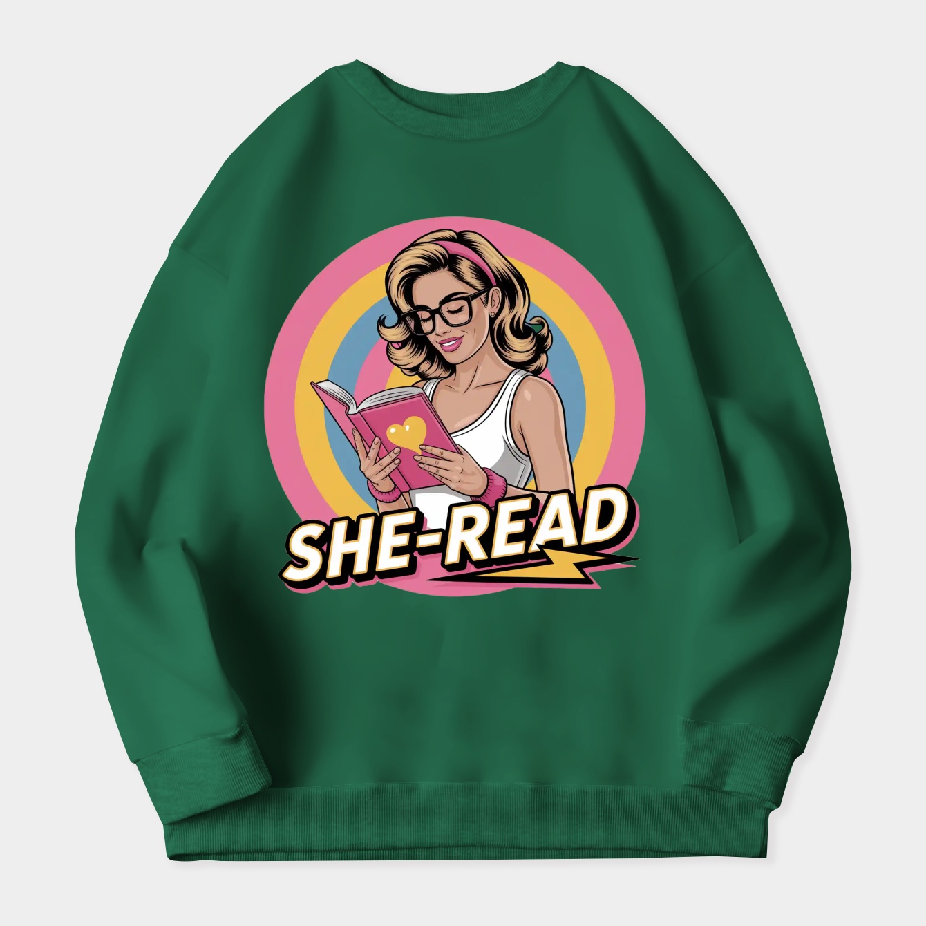 She-Read Empowered Reader Women's Plus Size Sweatshirt