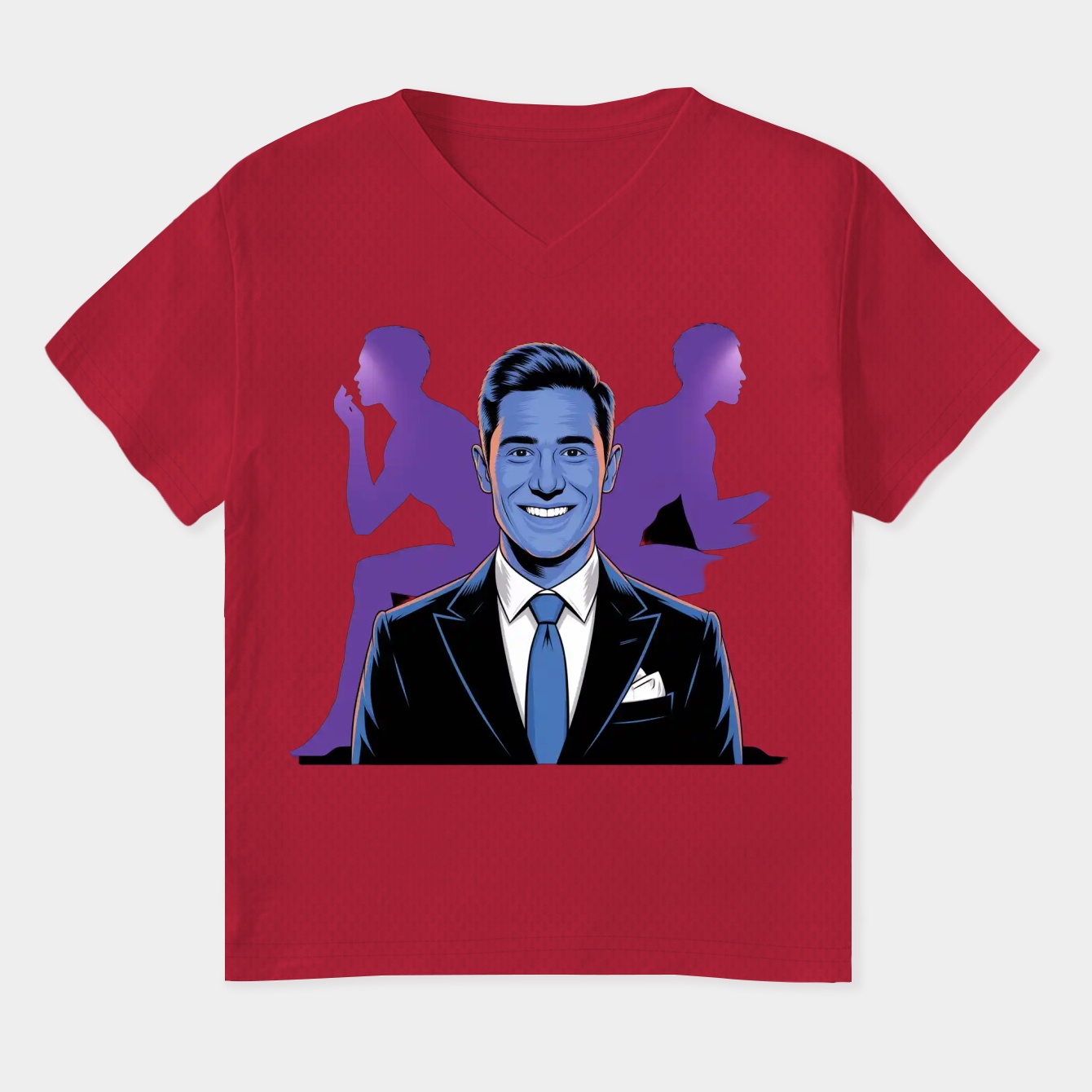 John Travolta Women's Plus Size V-Neck T-Shirt