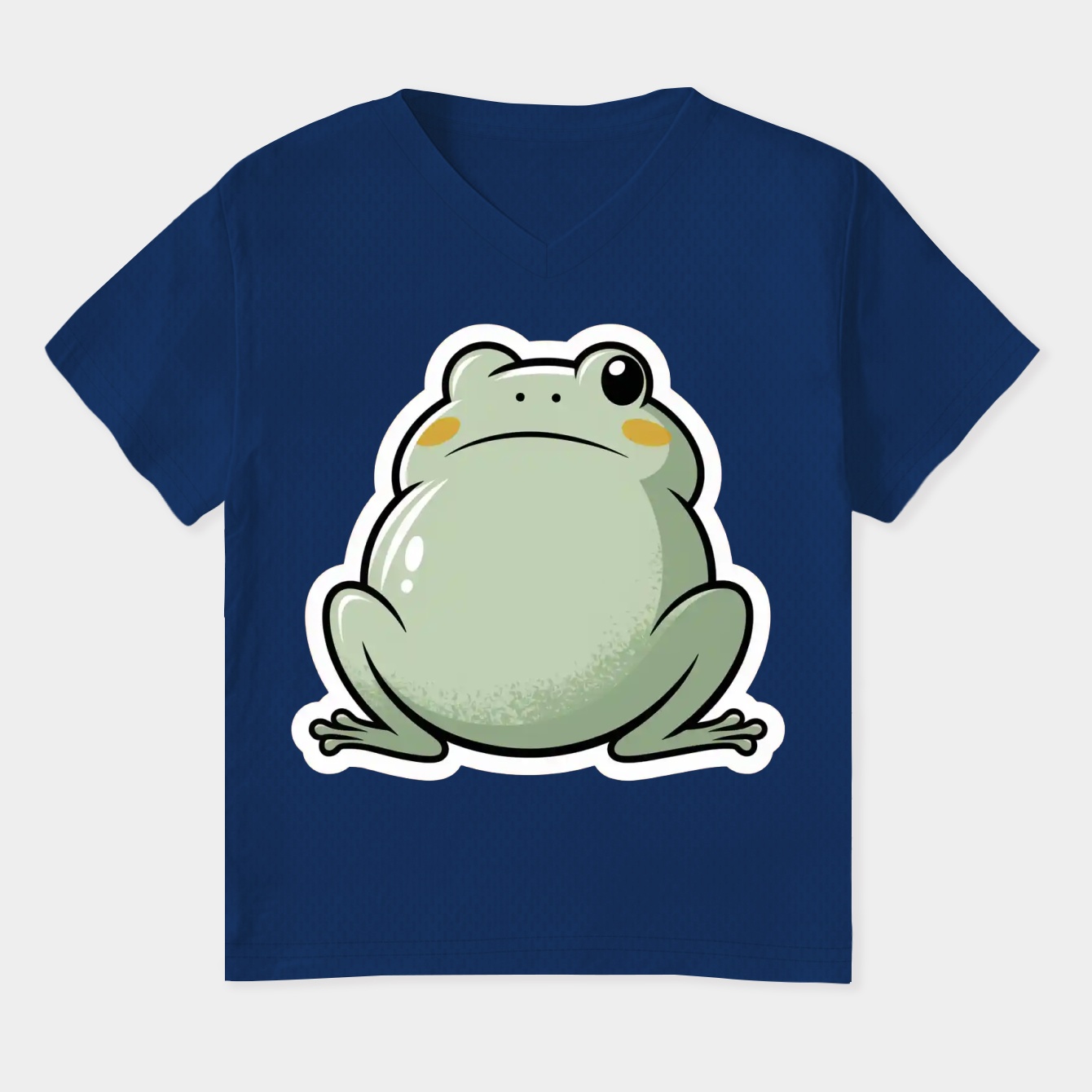Frog Butt Women's Plus Size V-Neck T-Shirt