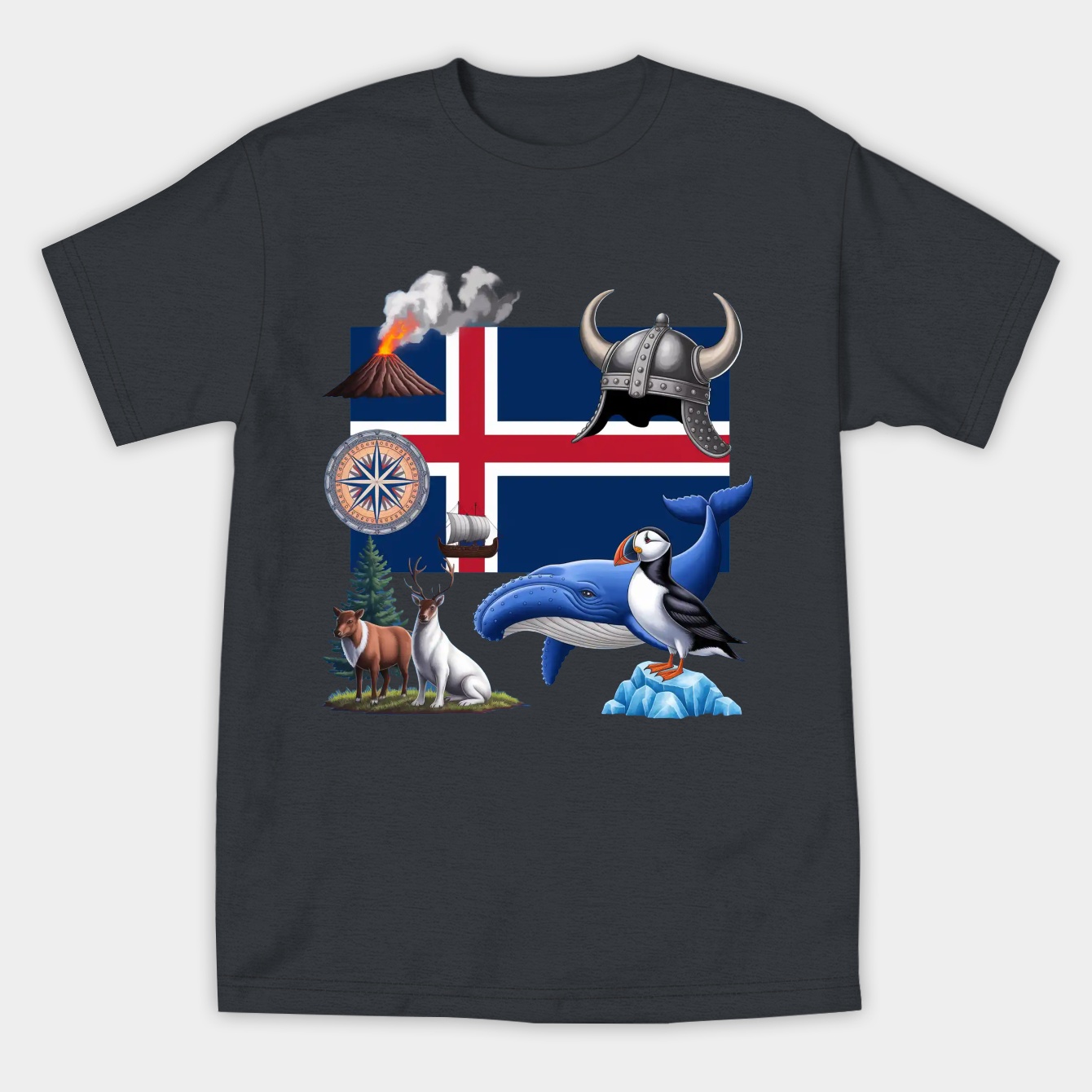 Iceland Pride Women's Athletic Performance T-Shirt