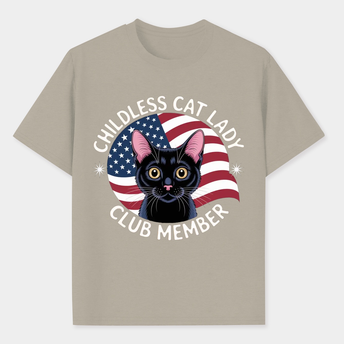 Childless Cat Lady Club Member, Anti-JD Vance, Kamala Harris For President 2024 Men's Performance Athletic T-Shirt