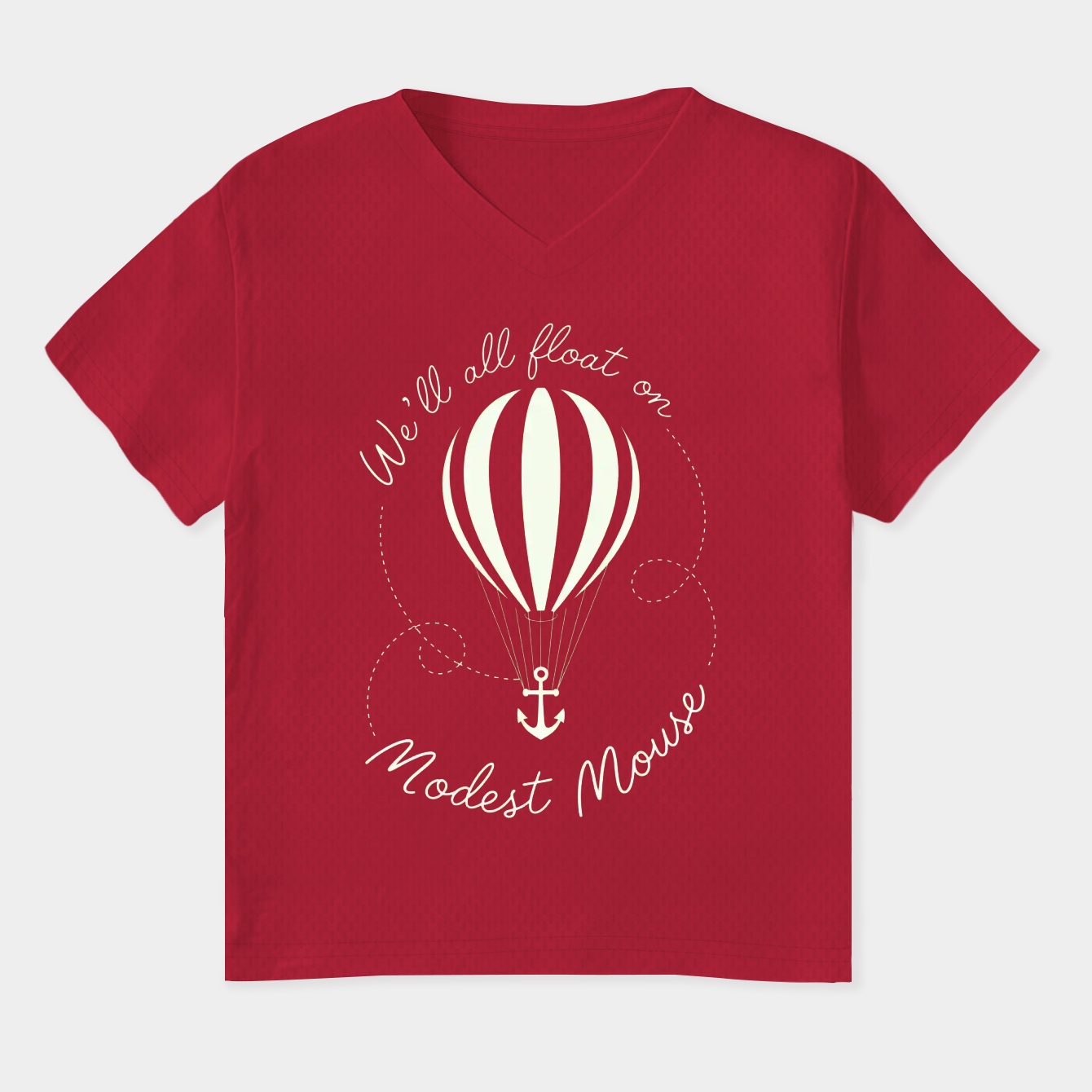 Modest Mouse Float on With Balloon Women's Plus Size V-Neck T-Shirt