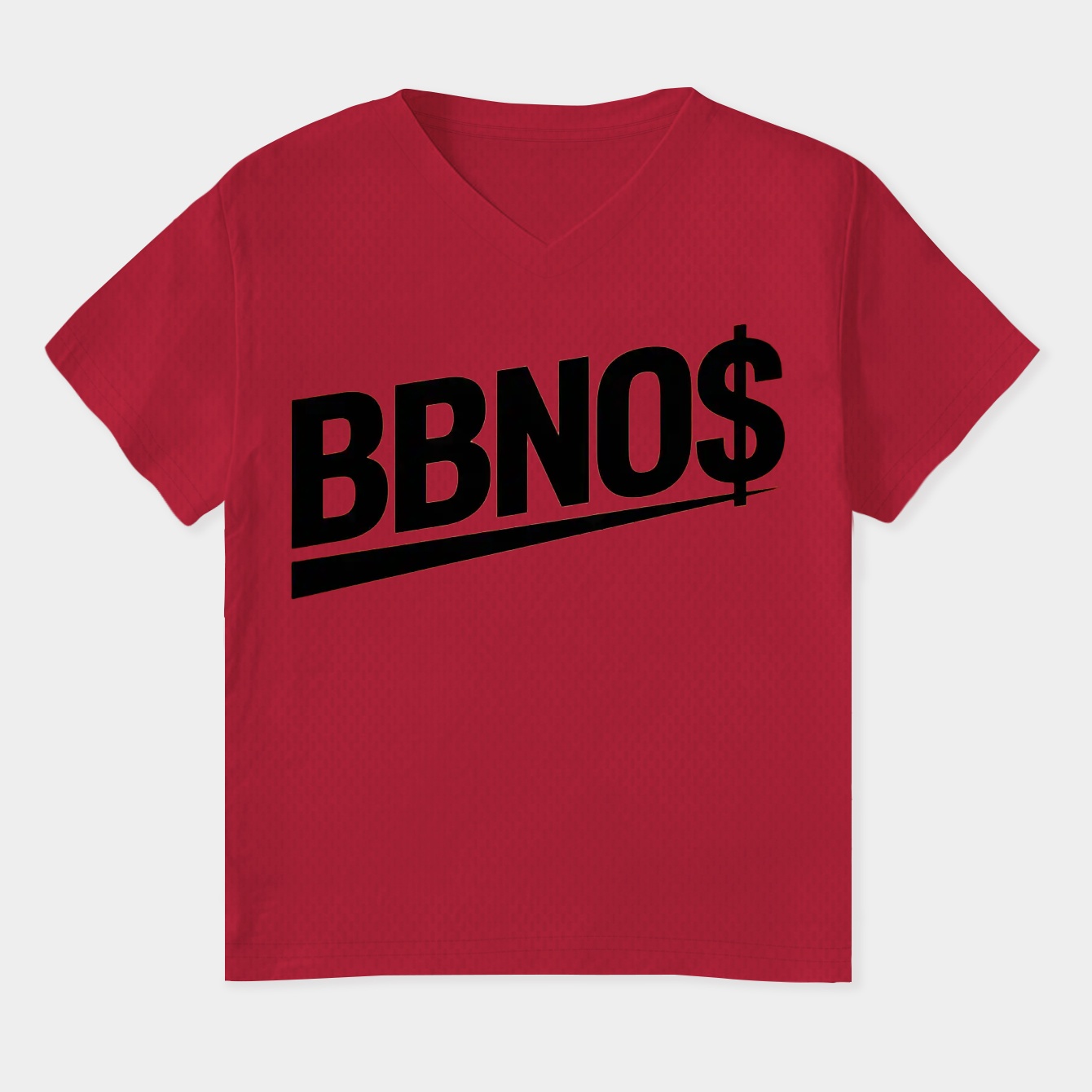 Bbno$ Women's Plus Size V-Neck T-Shirt