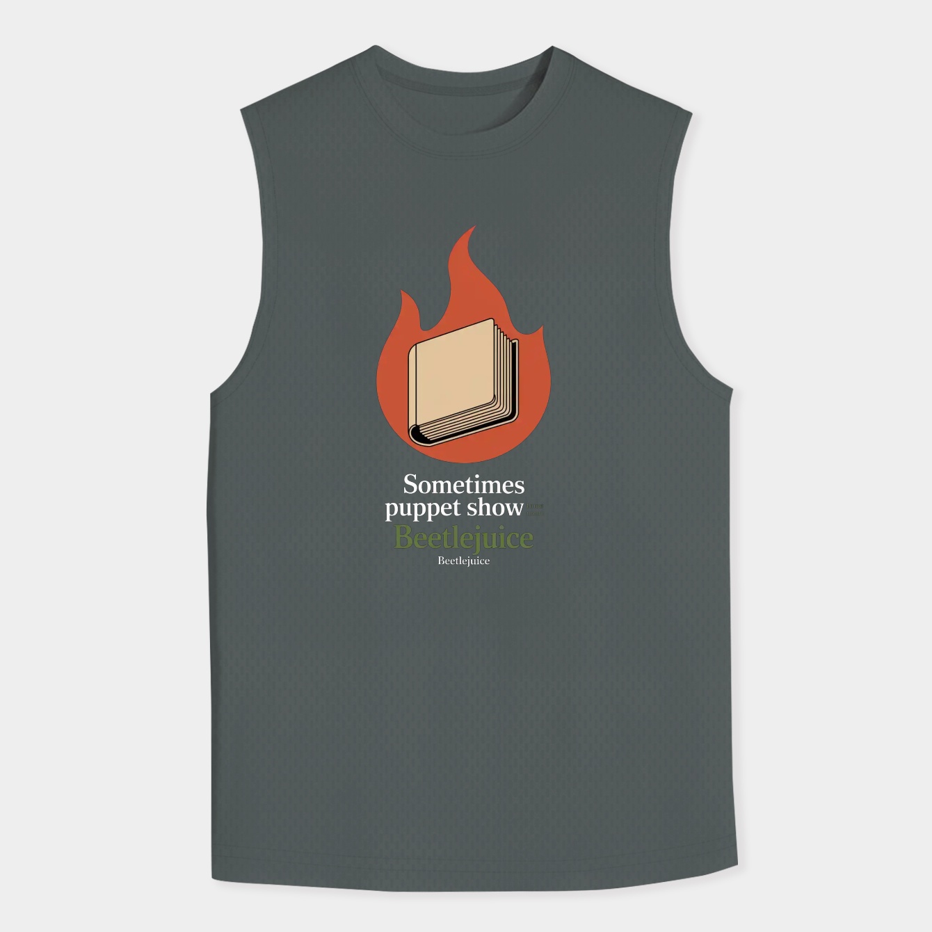 beej puppet show Men's Big & Tall Tank Top