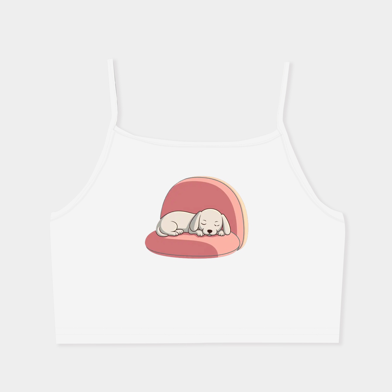 Sleepy Cinnamoroll Women's  Spaghetti Strap Tank Top