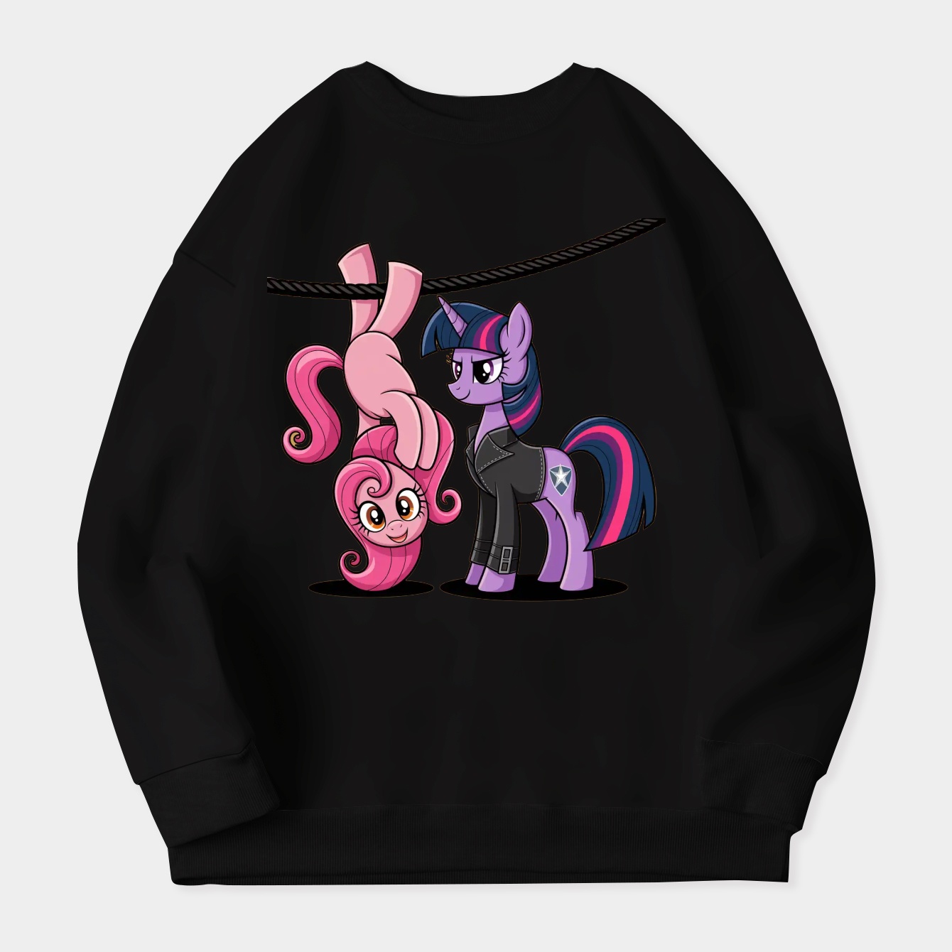 Tactical Pony Duo Women's Plus Size Sweatshirt