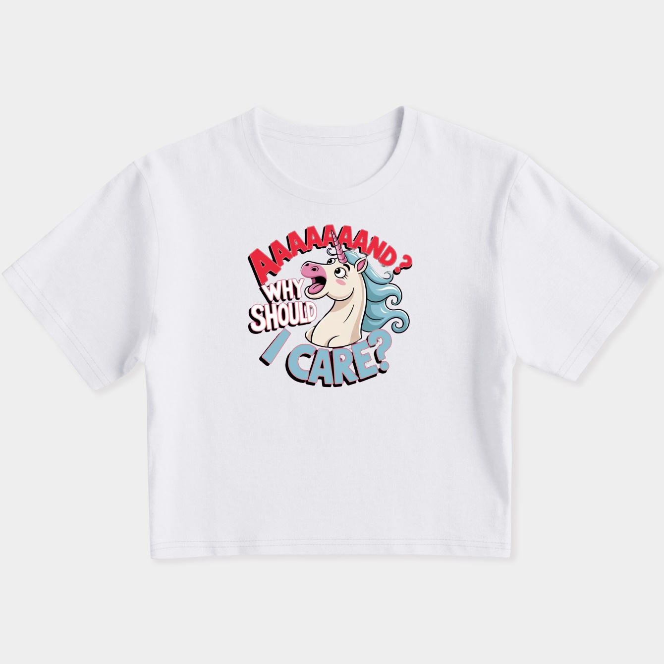 Unicorse Women's Slim Fit Baby Tee