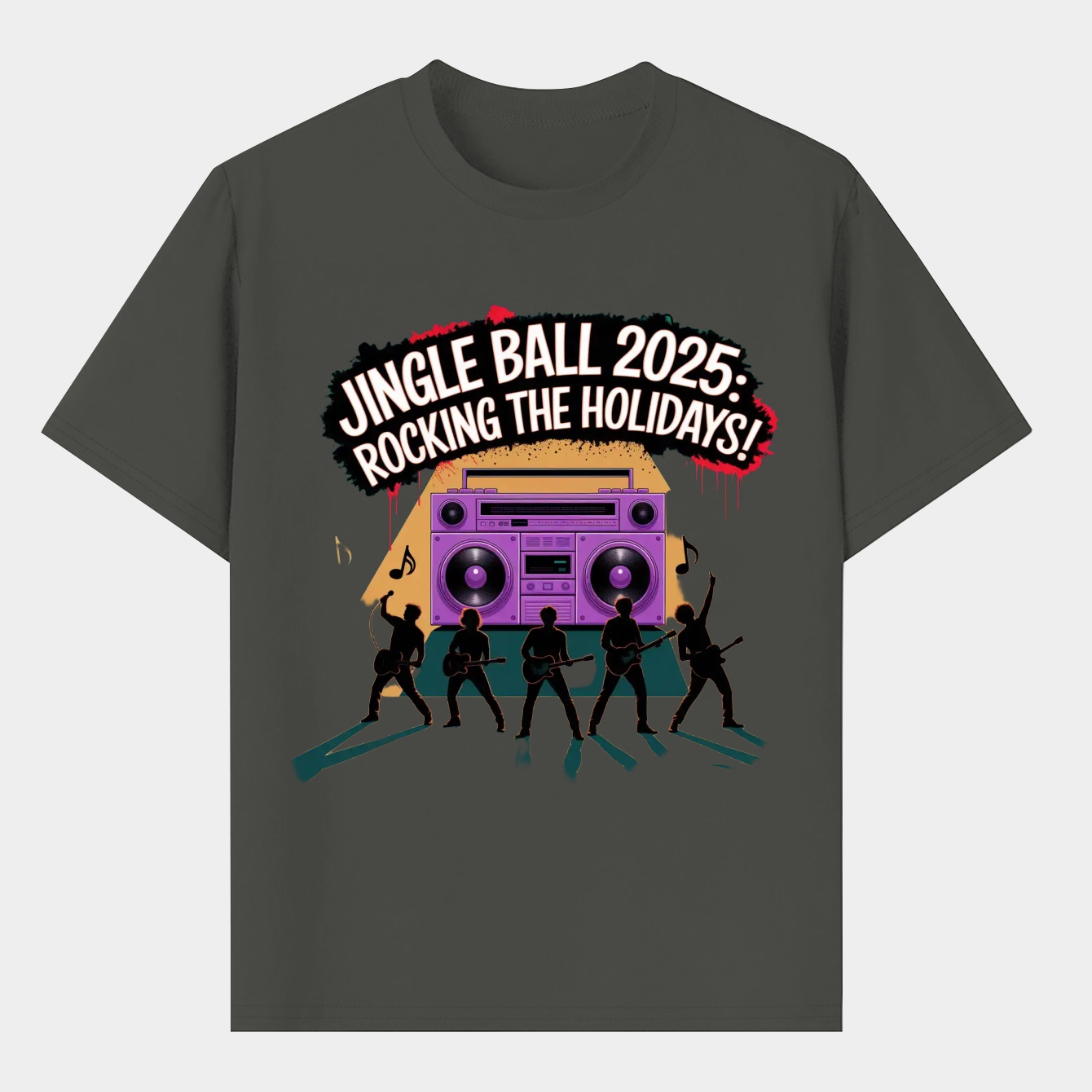 Jingle Ball 2025 Urban Holiday Bash Men's T-Shirt