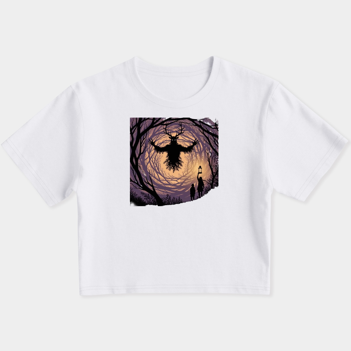 OTGW If You Go into the Woods at Night Women's Slim Fit Baby Tee
