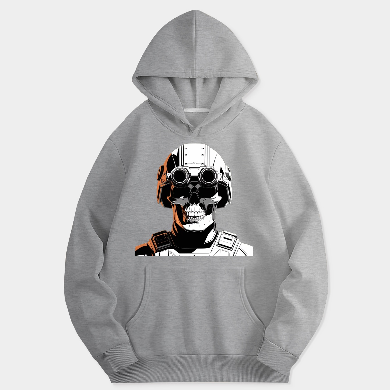 Ghost Skull Tactical Helmet Women's Hoodie