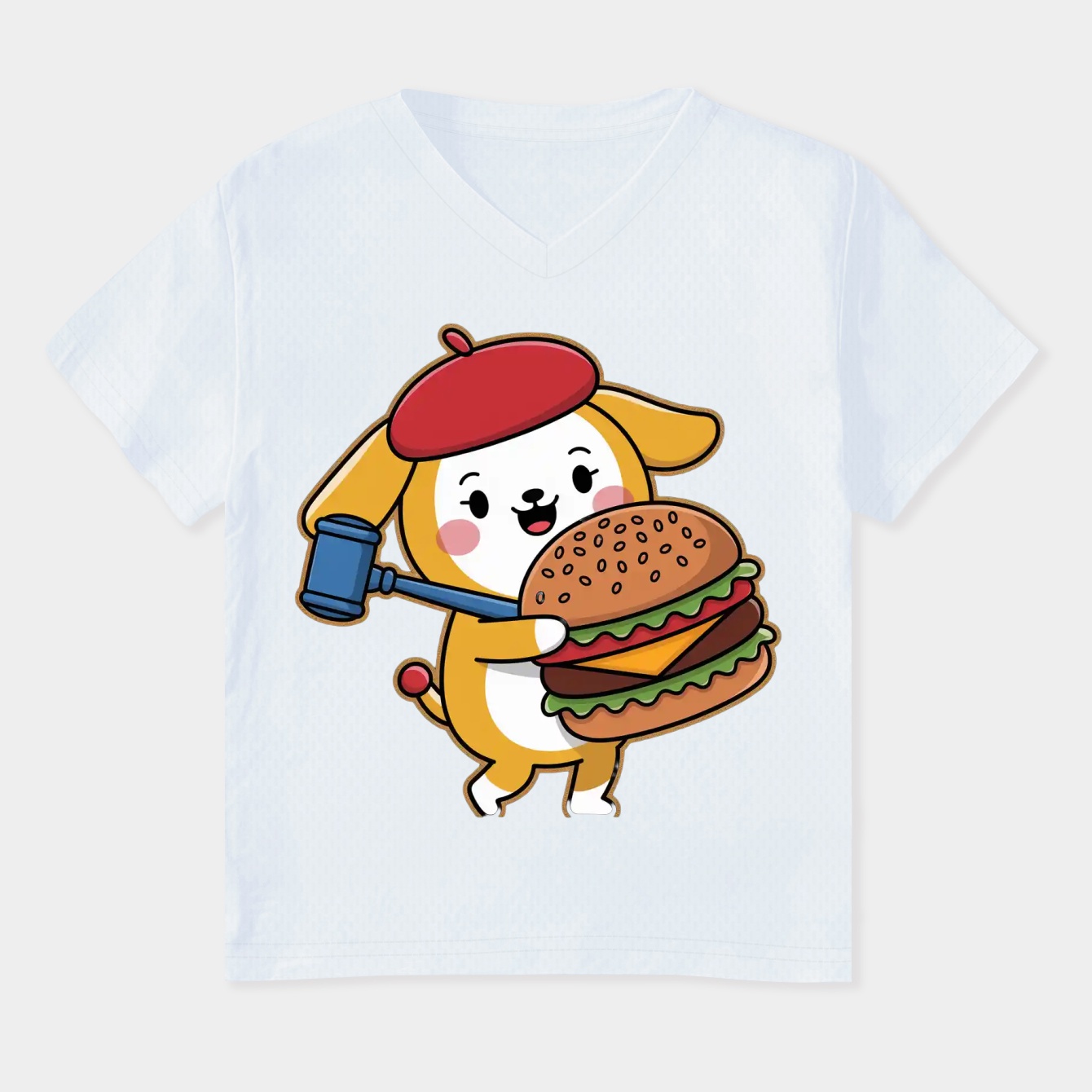 PomPomGene’In Women's Plus Size V-Neck T-Shirt