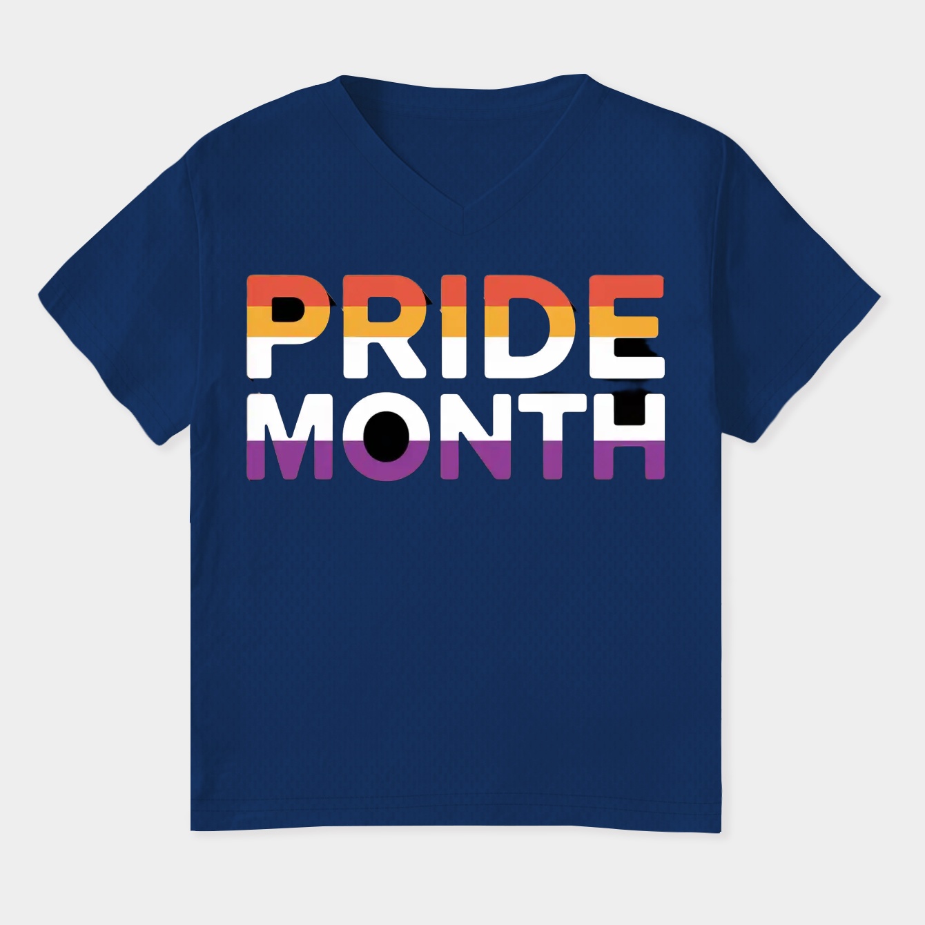 Pride Month Demon Nonbinary Women's Plus Size V-Neck T-Shirt