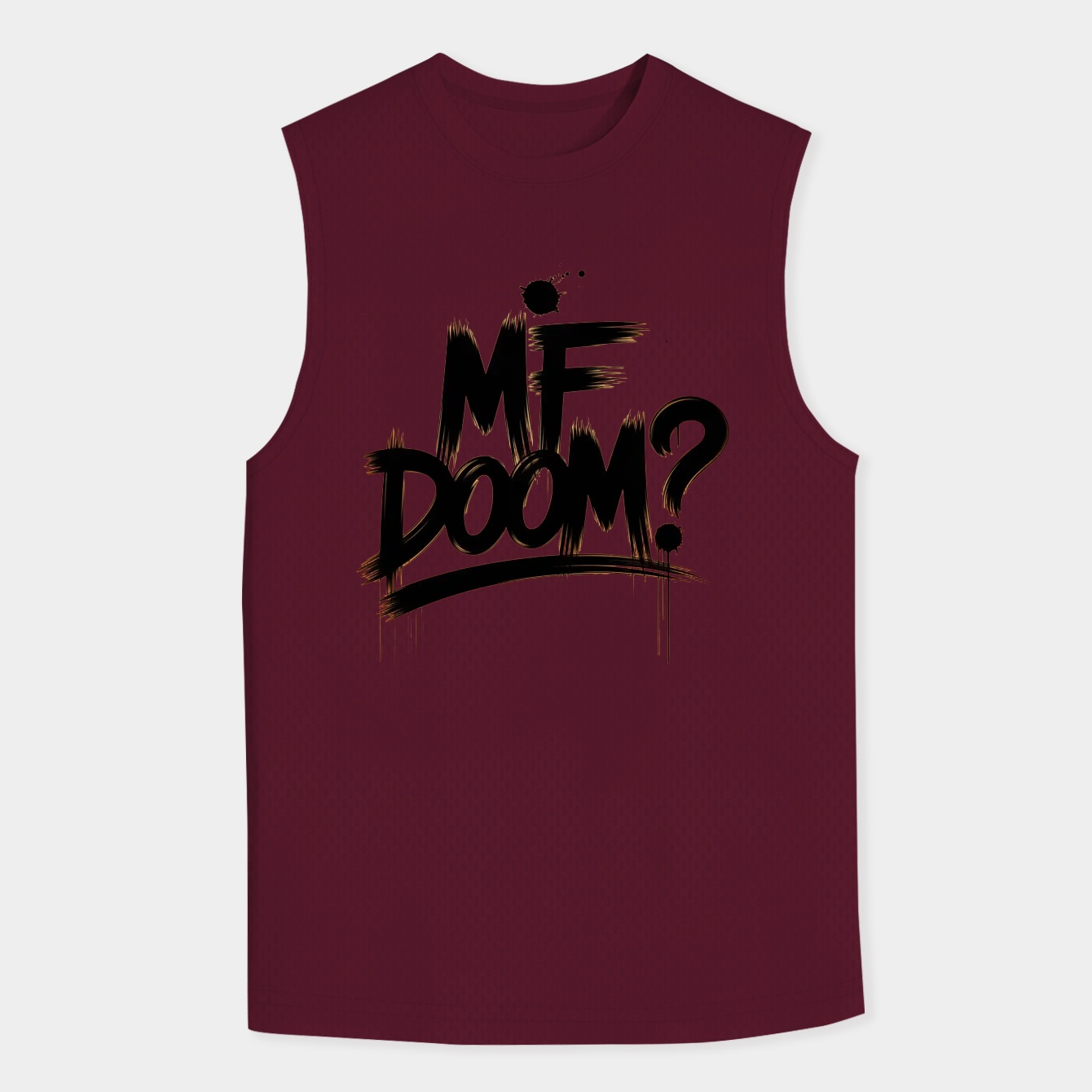 Mf-Doom Ink Blots Men's Big & Tall Tank Top