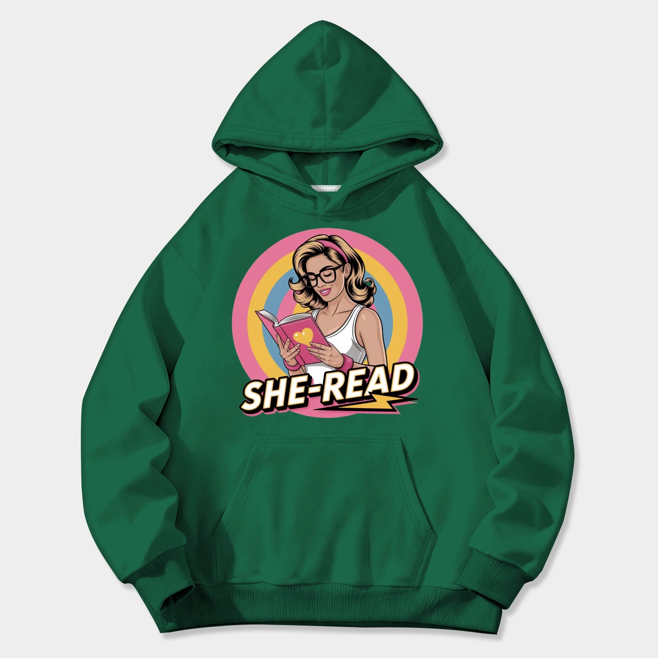 She-Read Empowered Reader Women's Plus Size Hoodie