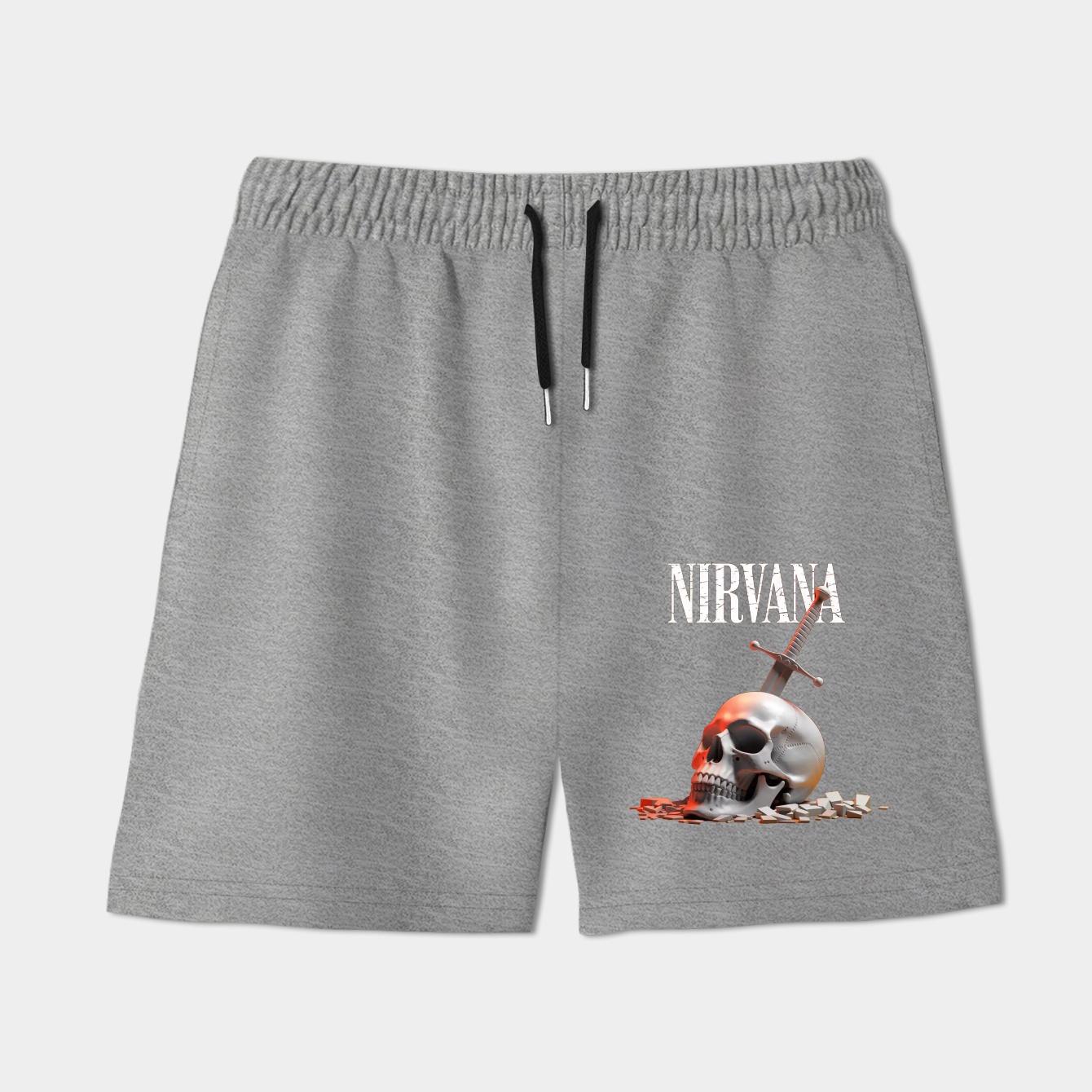 Nirvana Skull Sword Women's Shorts