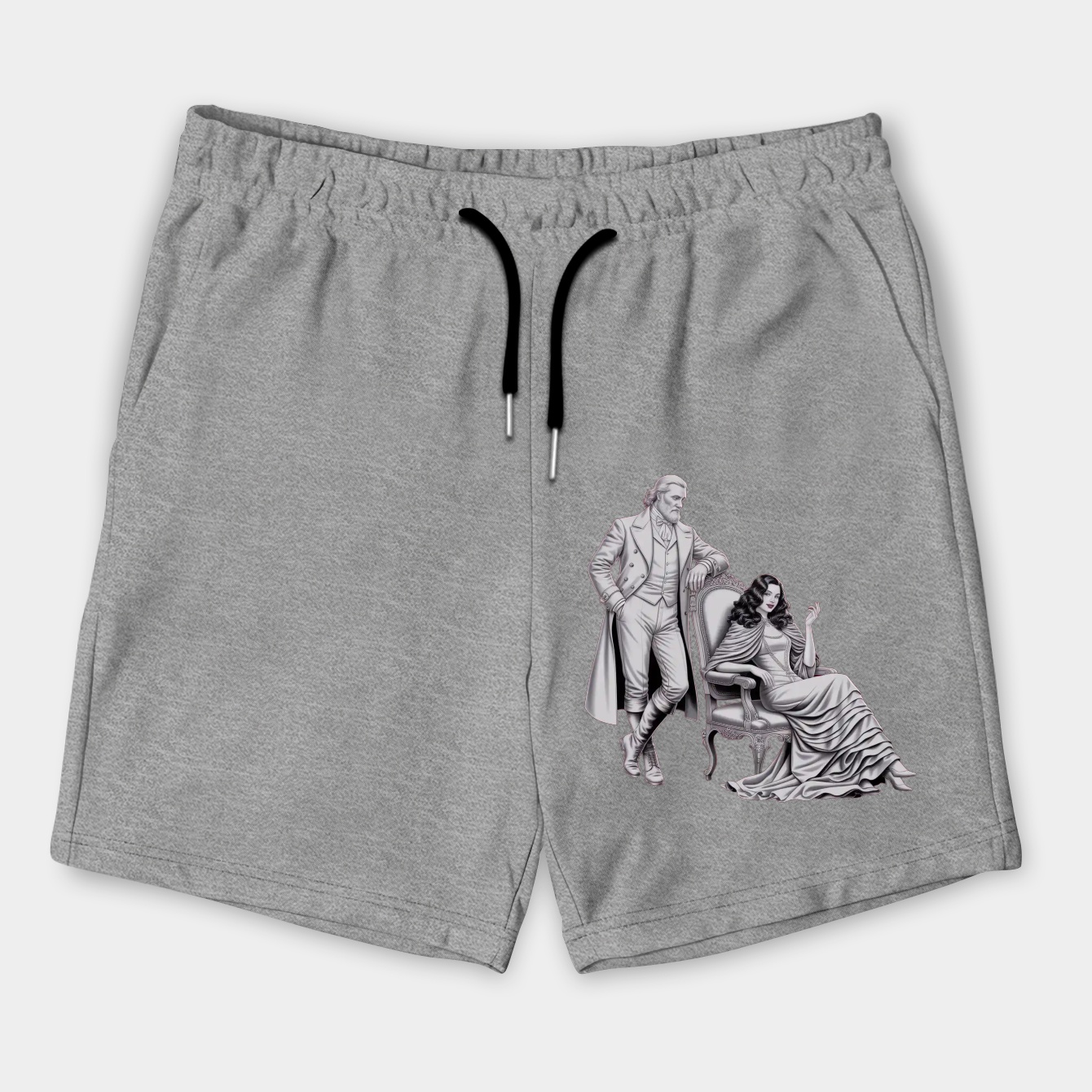 Laszlo and Nadja Bats Men's Shorts