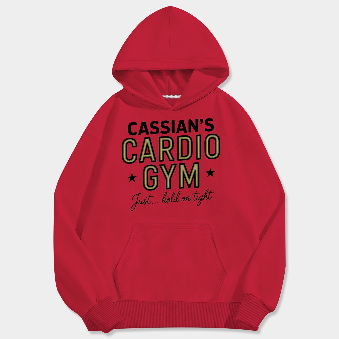 Cassian's cardio gym Men's Big & Tall Hoodie