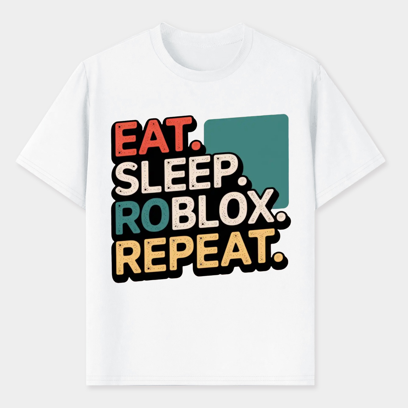 Eat Sleep Roblox Repeat Men's T-Shirt