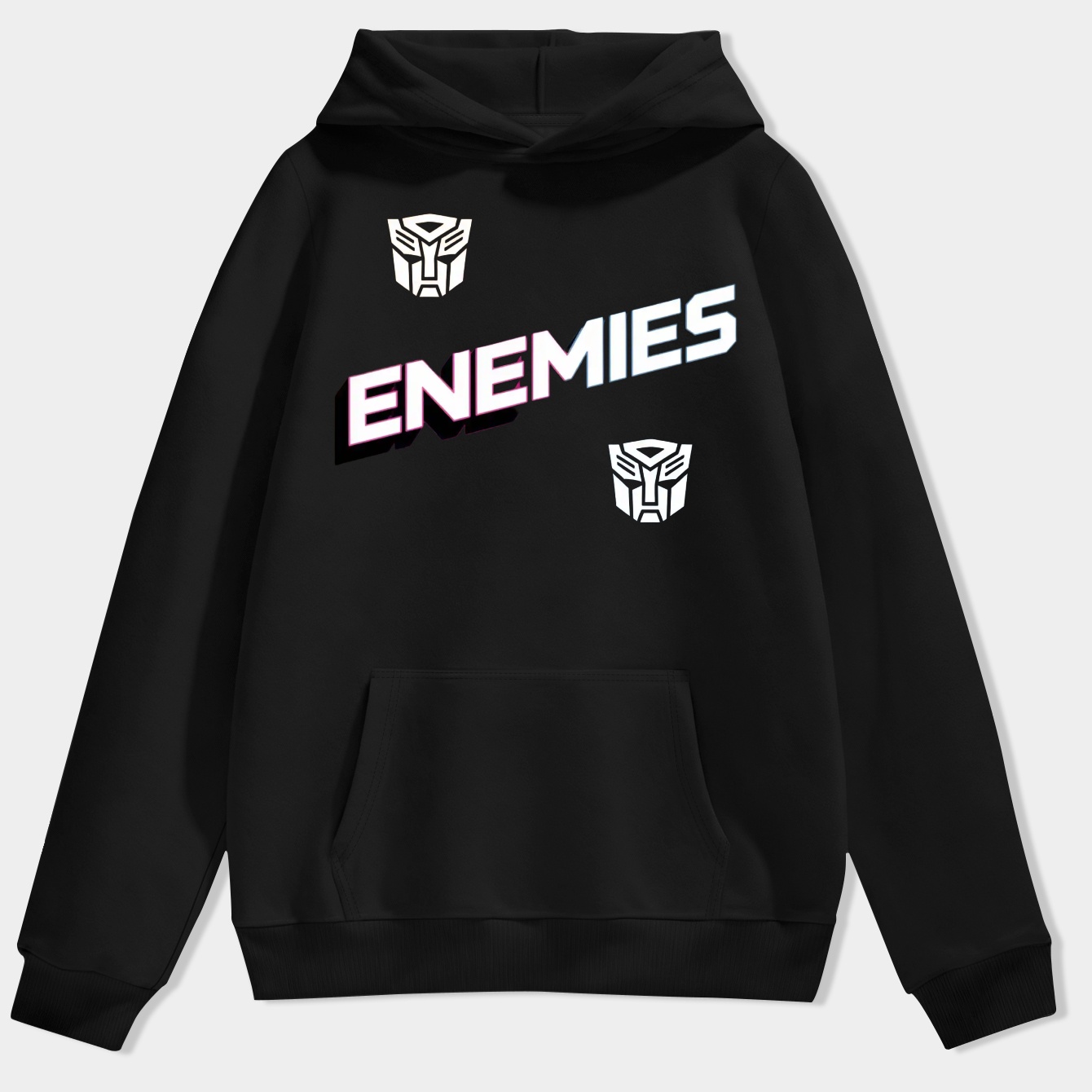 Transformers Enemies Split Men's Hoodie