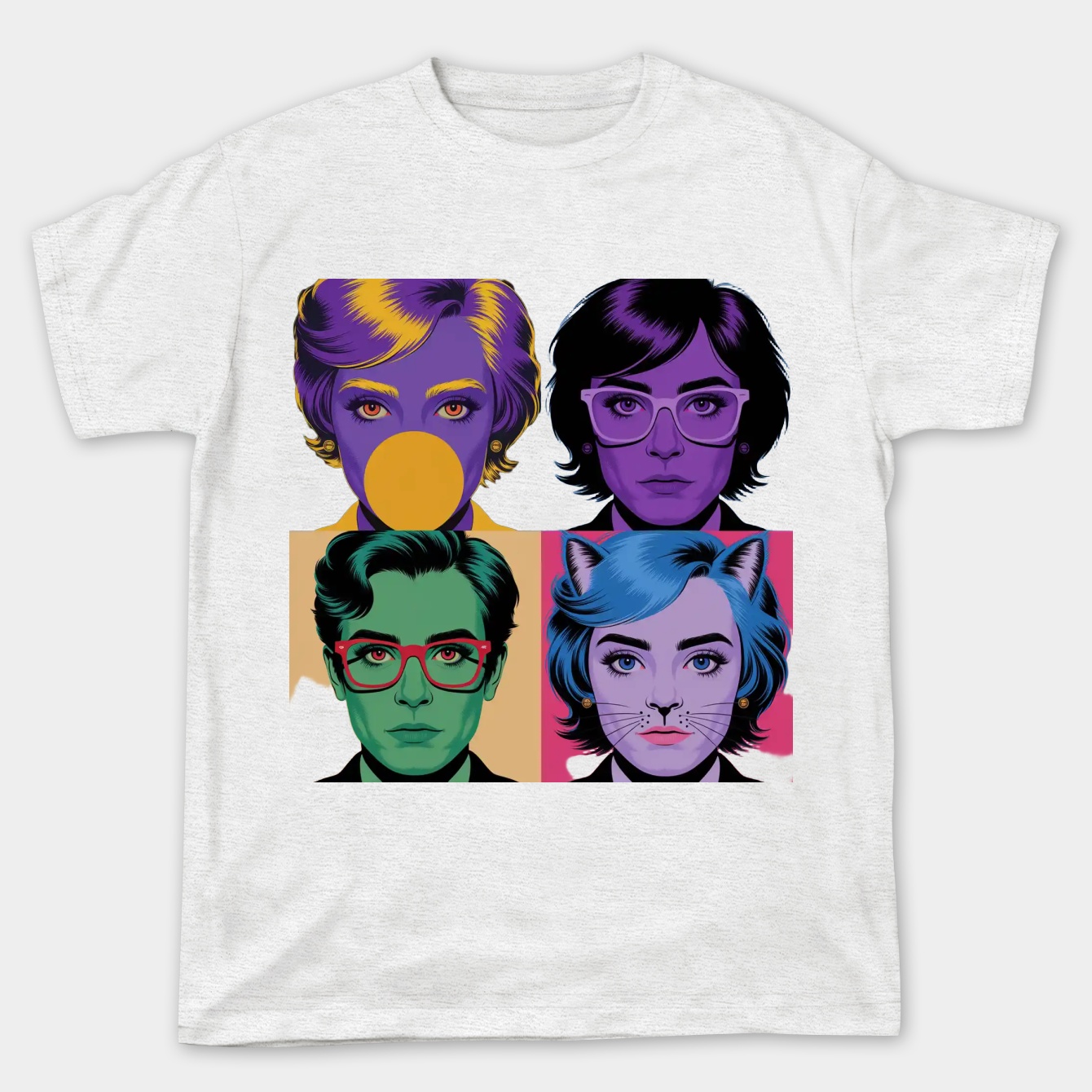 Dandadan Anime Eyes Panel Women's Plus Size T-shirt