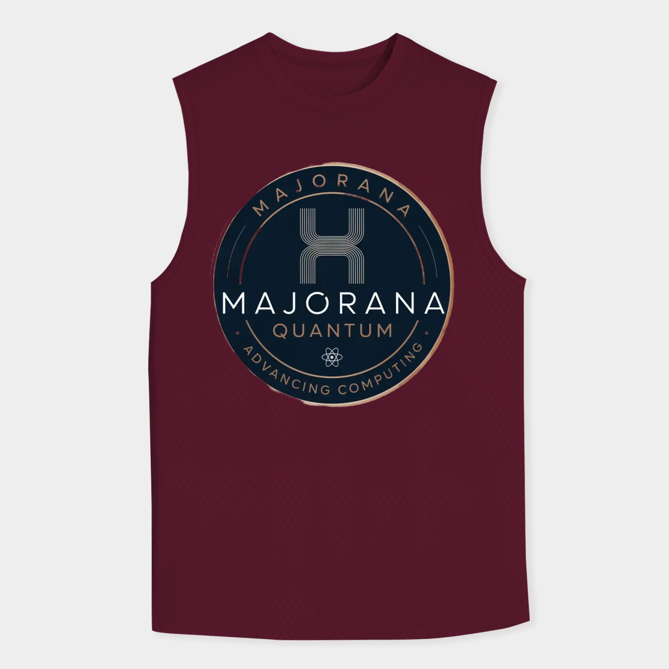Majorana Quantum Computing Emblem Men's Tank Top