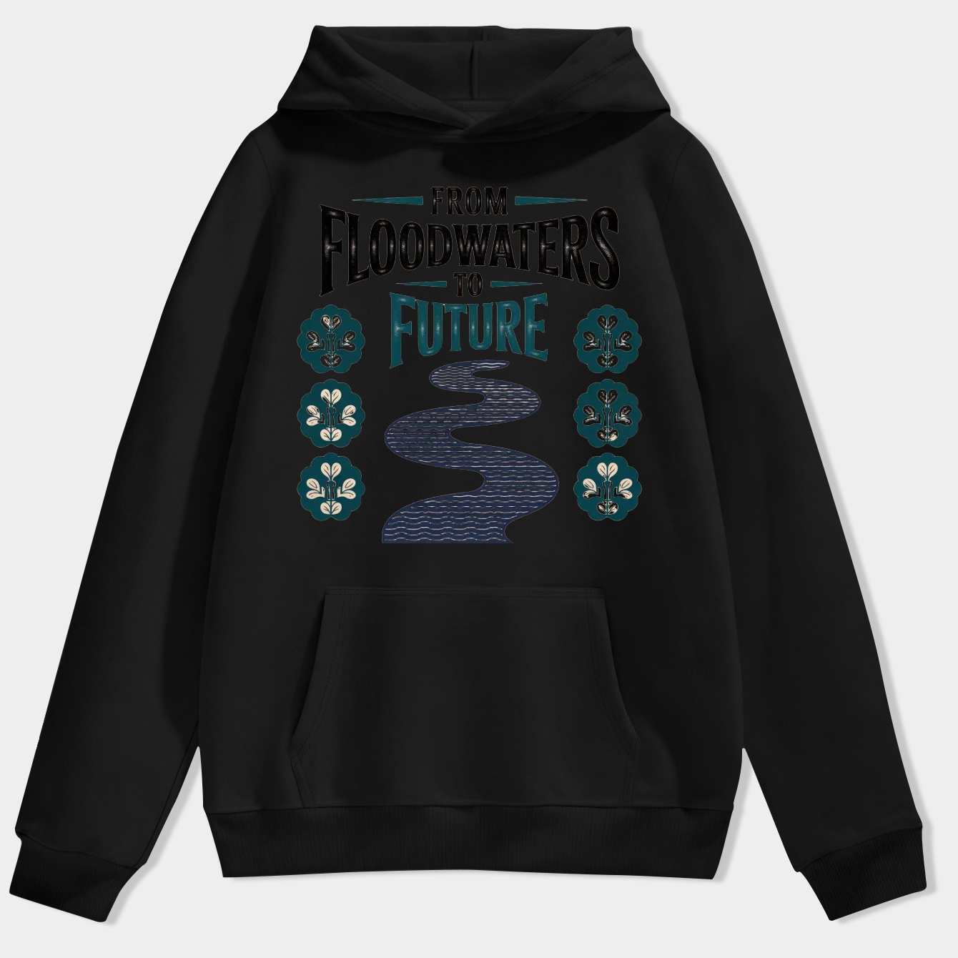 From Floodwaters to Future Hope Men's Hoodie