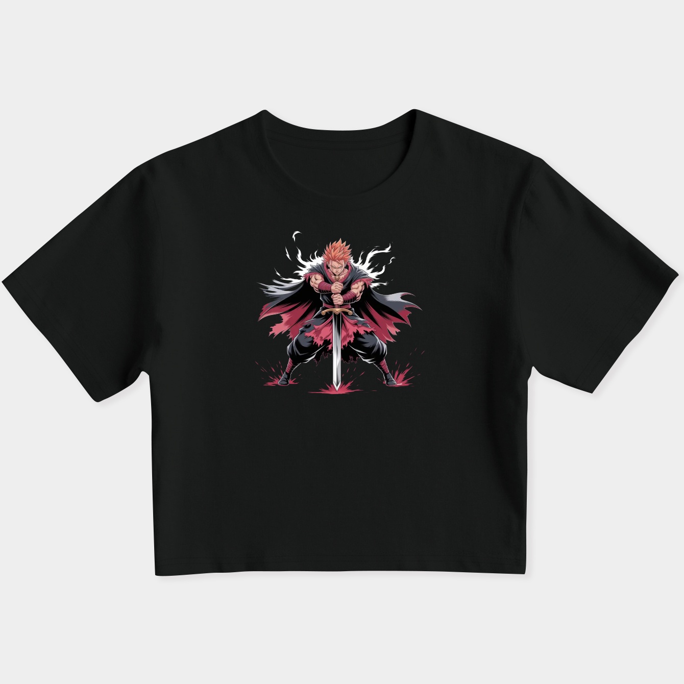 bleach ichigo unleashed power Women's Slim Fit Baby Tee